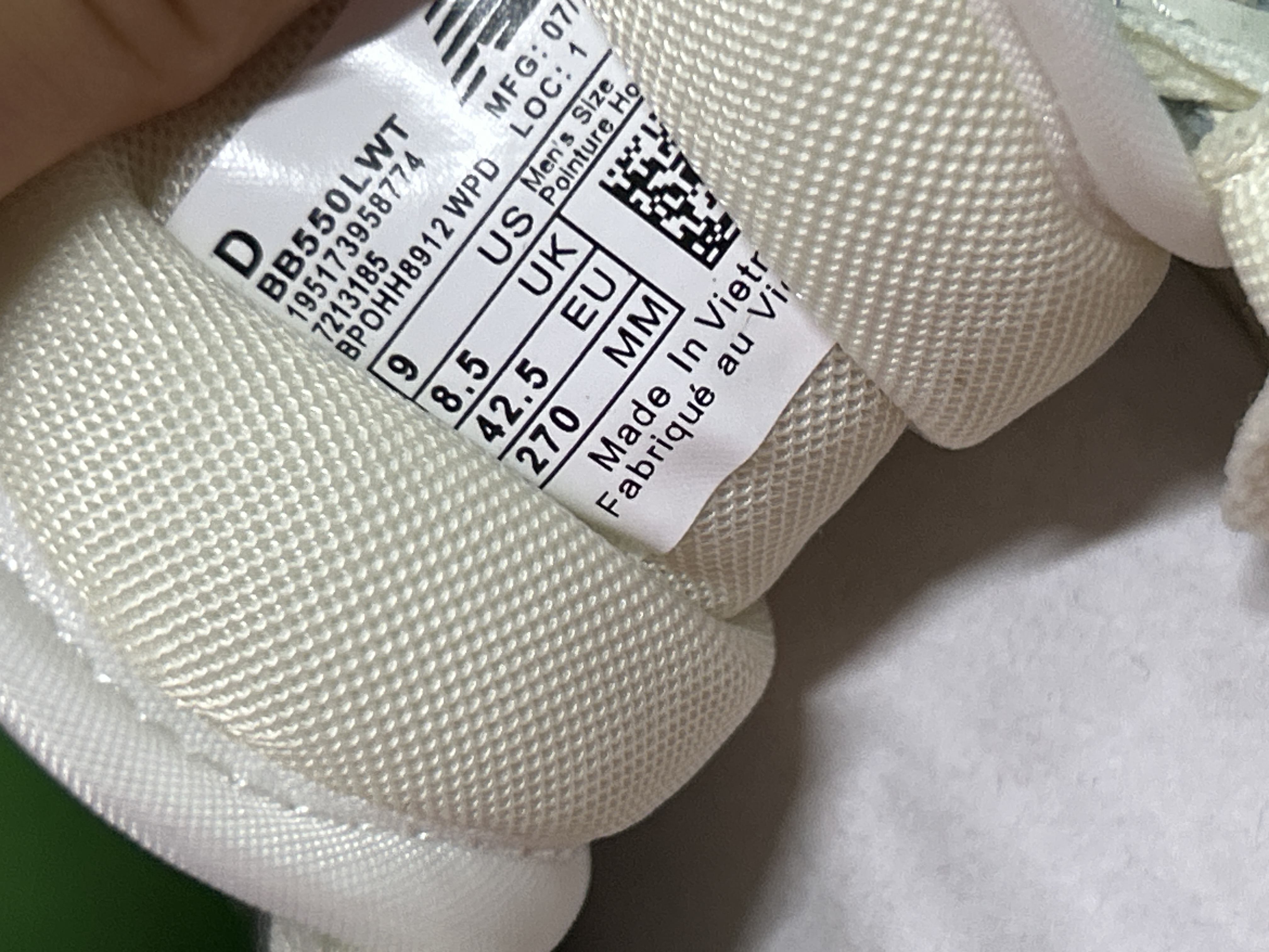 Foto QC 8 de New Balance 550 Low Aime Leon Dore White Navy BB550N2