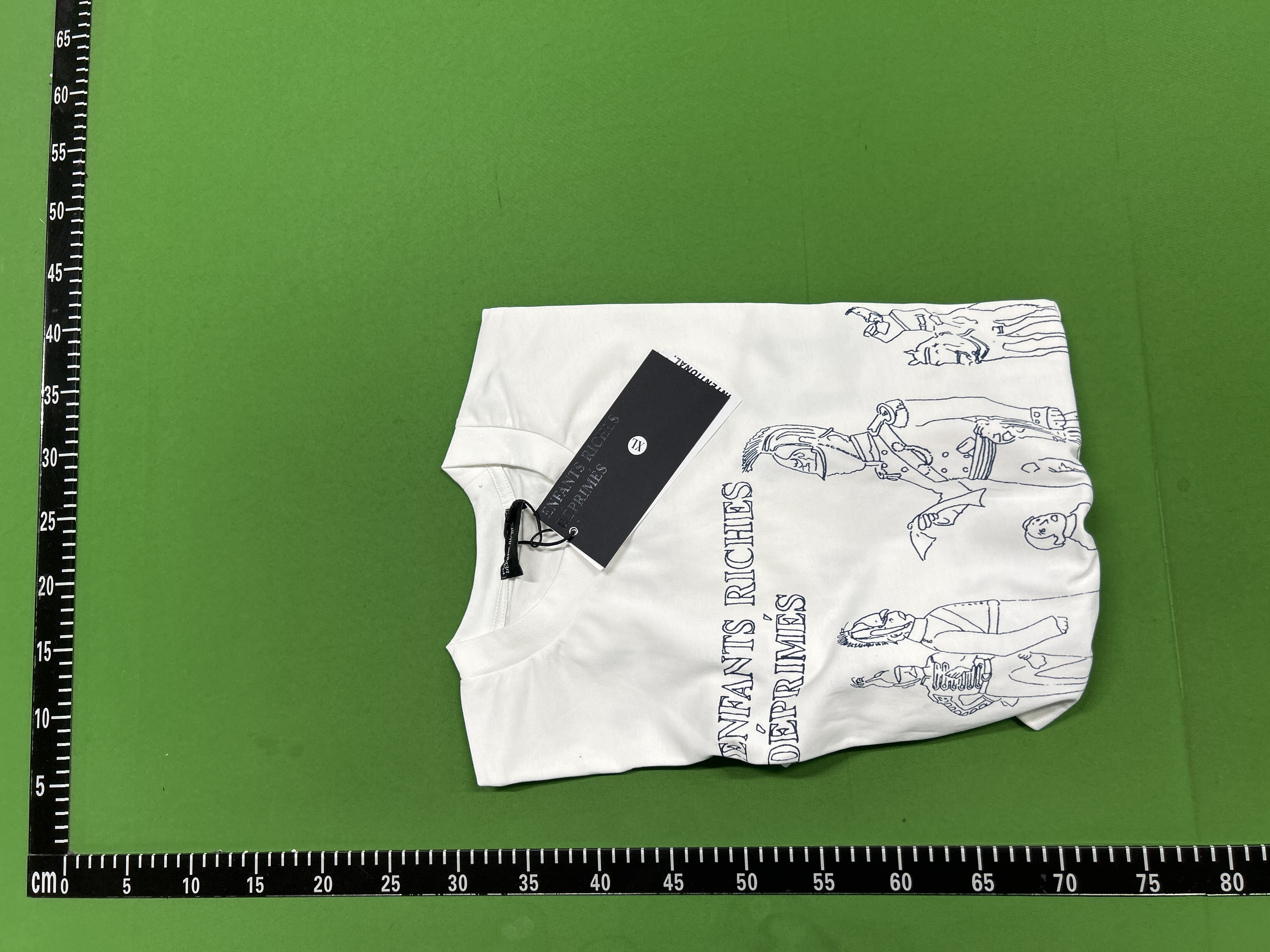 Foto QC 1 de Enfants Riches Déprimés Shirt Quiet Eye Print White