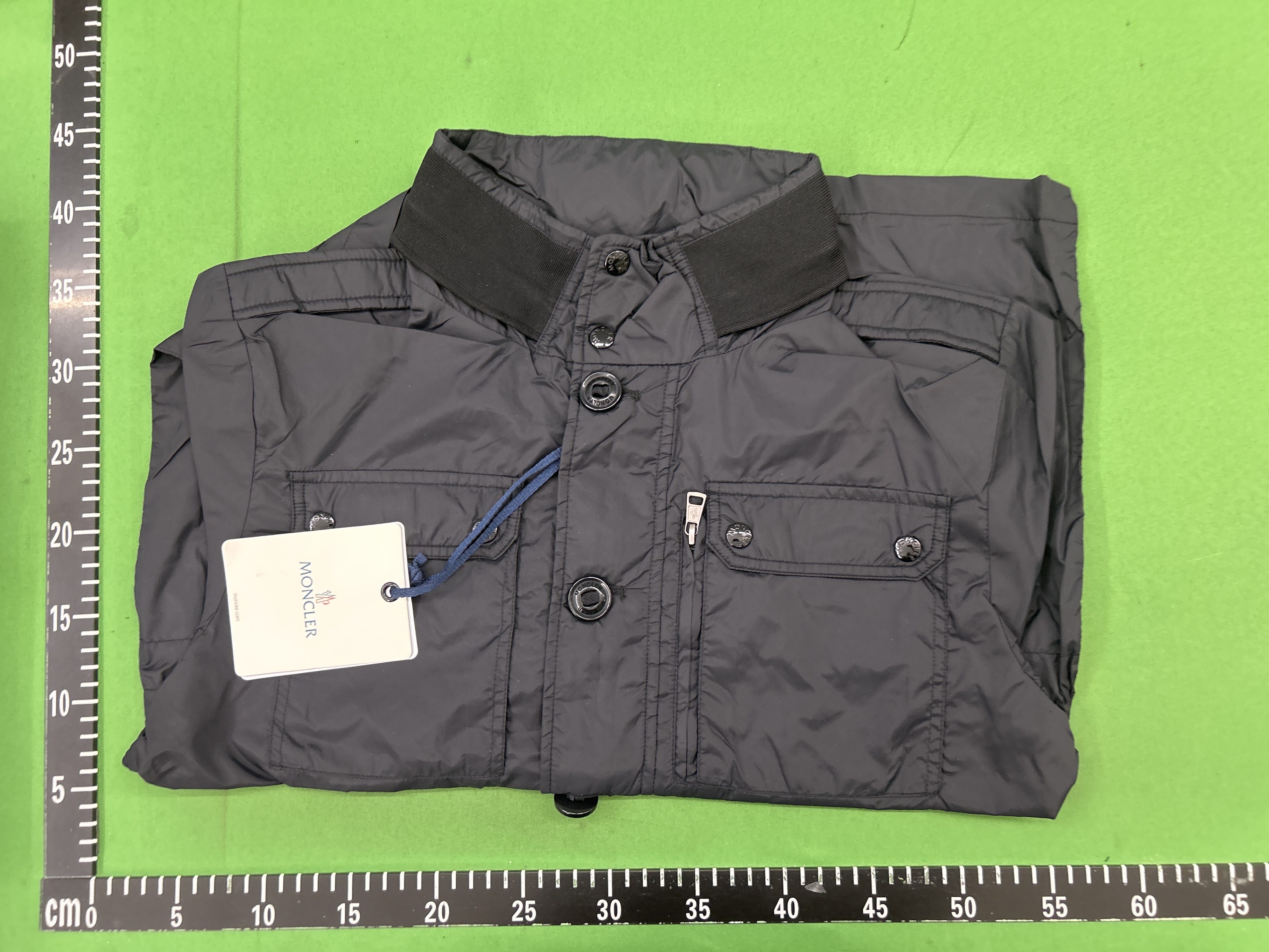 Foto QC 5 de Moncler Field Jacket Multi-pocket Windbreaker Black