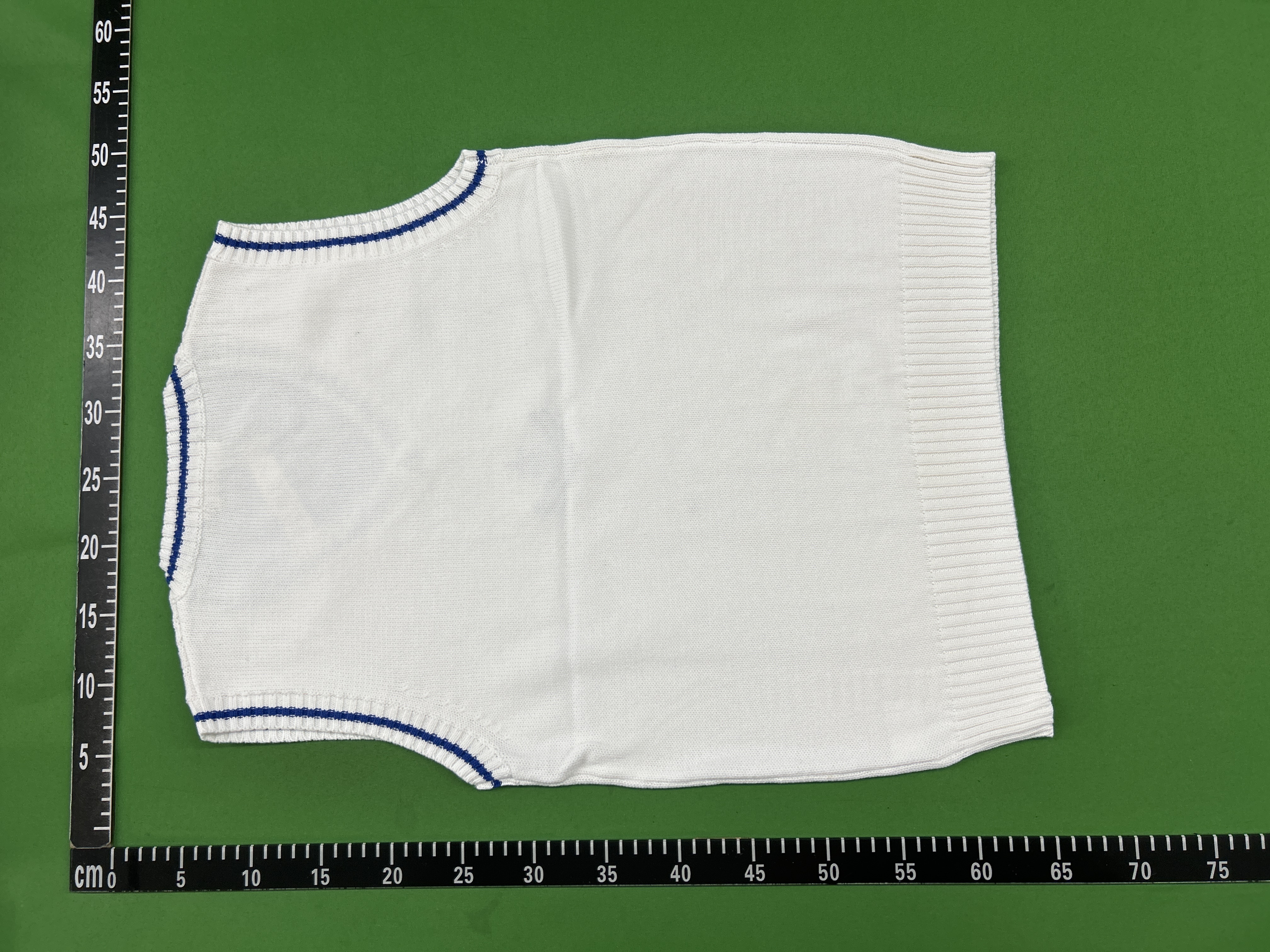 Foto QC 4 de Other JK Japanese College Style V-Neck Sweater Cable Knit White