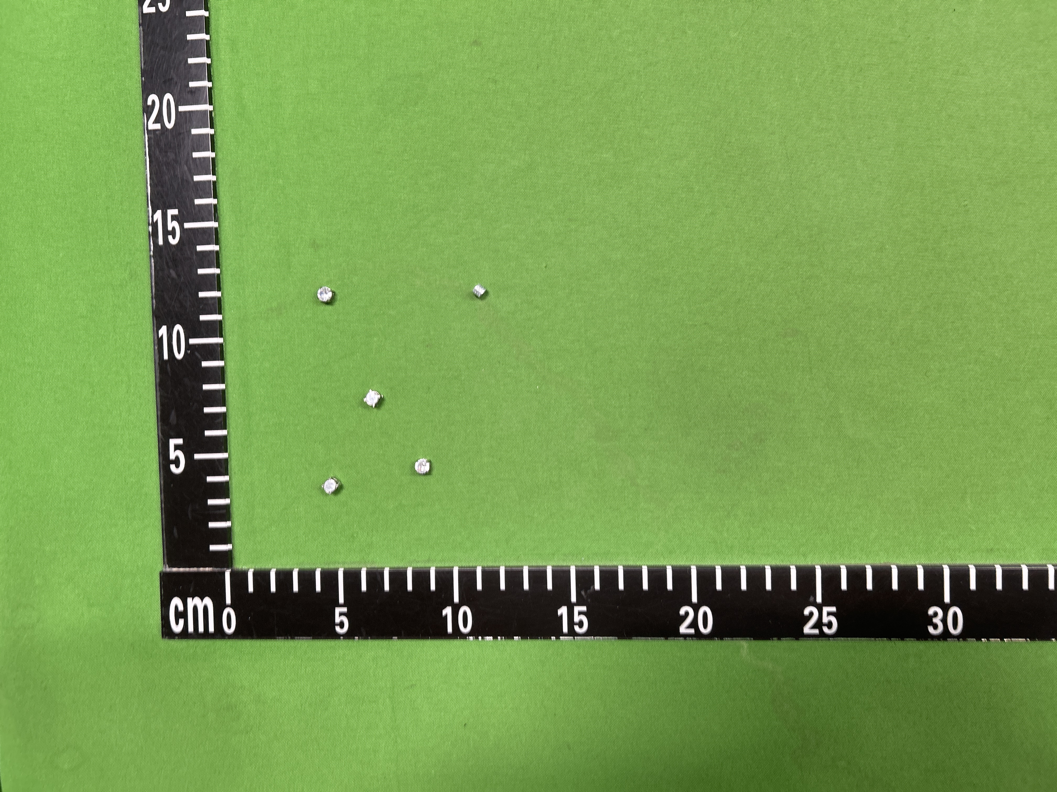 Foto QC 7 de Other Magnetic Earrings Titanium Steel Zircon Black