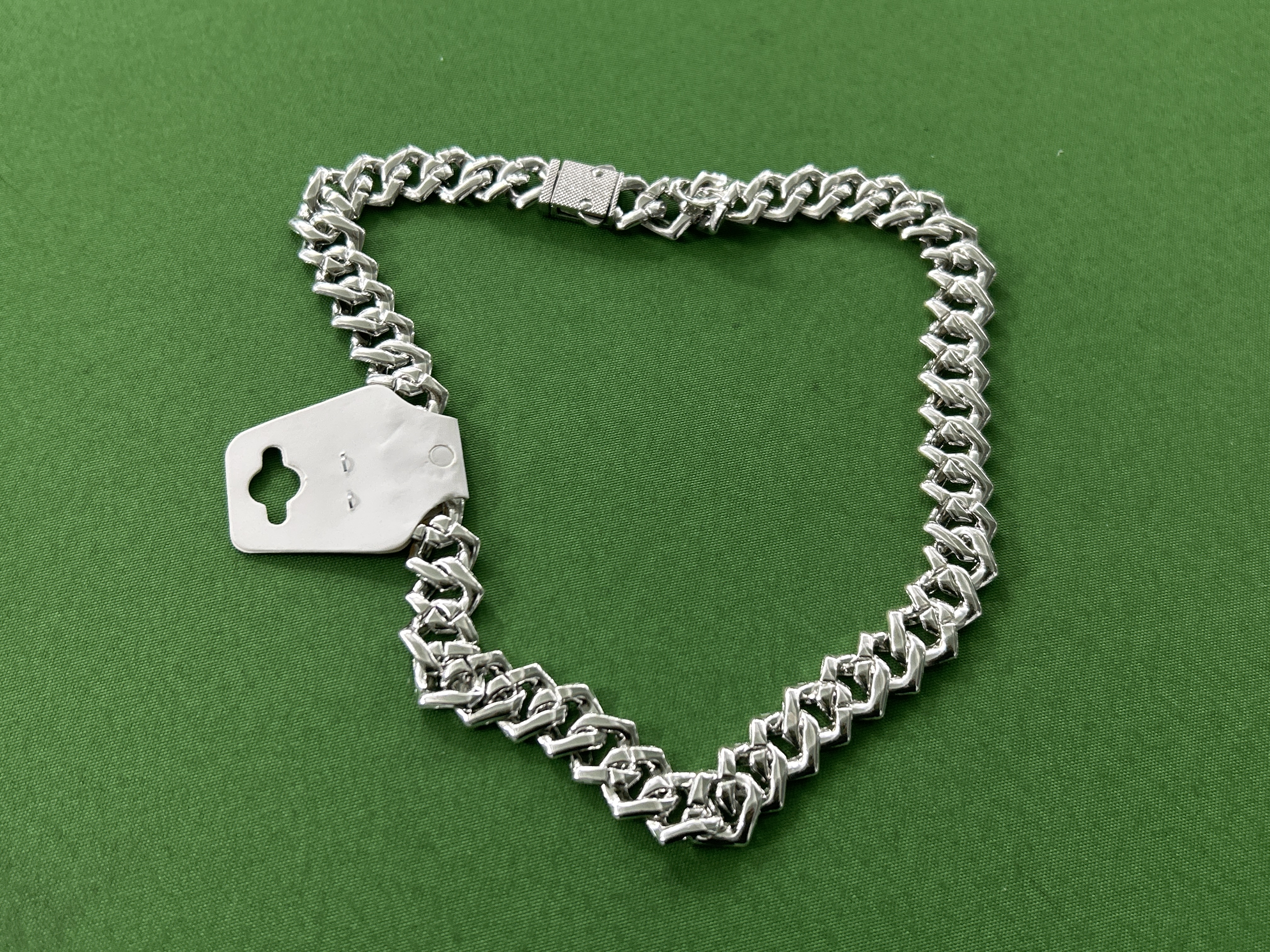 Foto QC 3 de Other Cuban Necklace Metal Crystal Silver