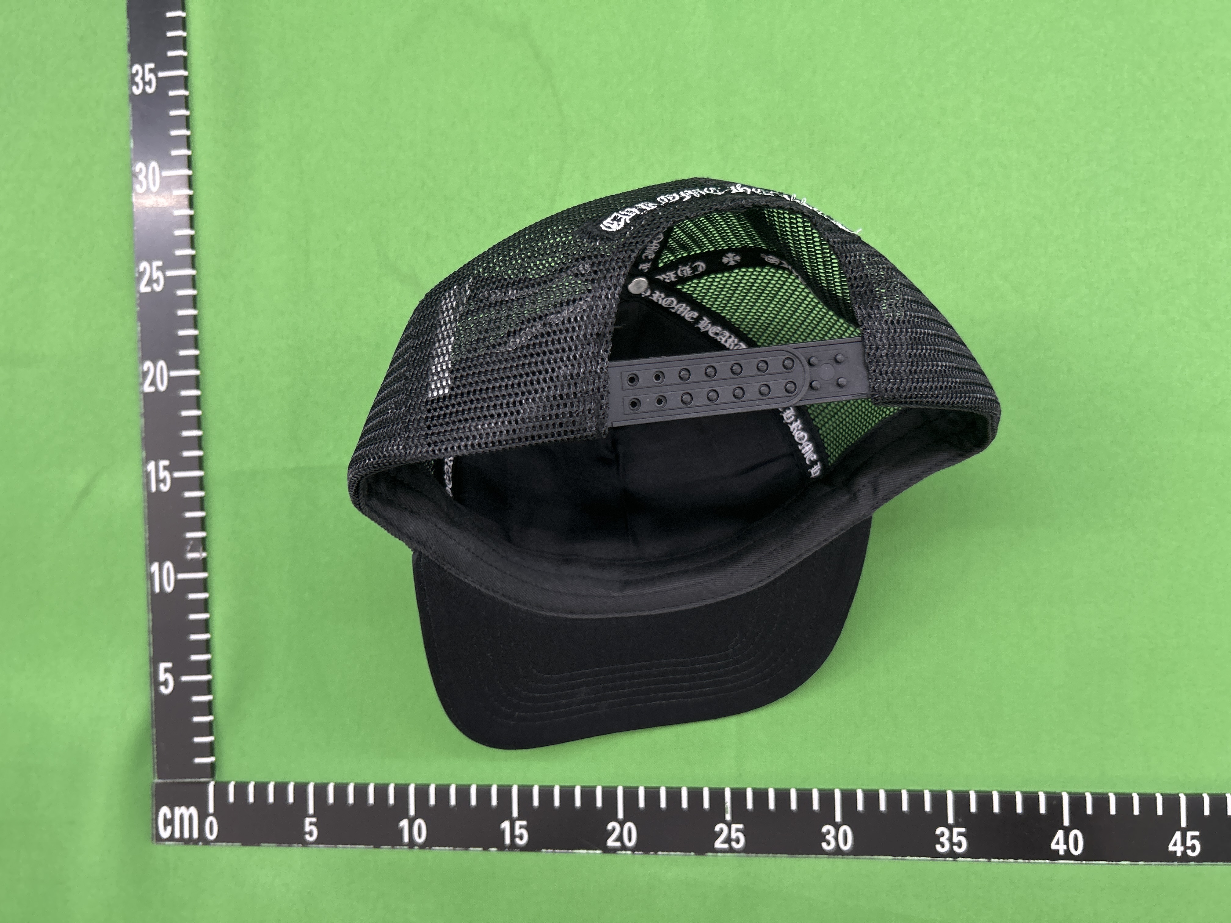 Foto QC 2 de Chrome Hearts CH Hollywood Trucker Hat Black/White