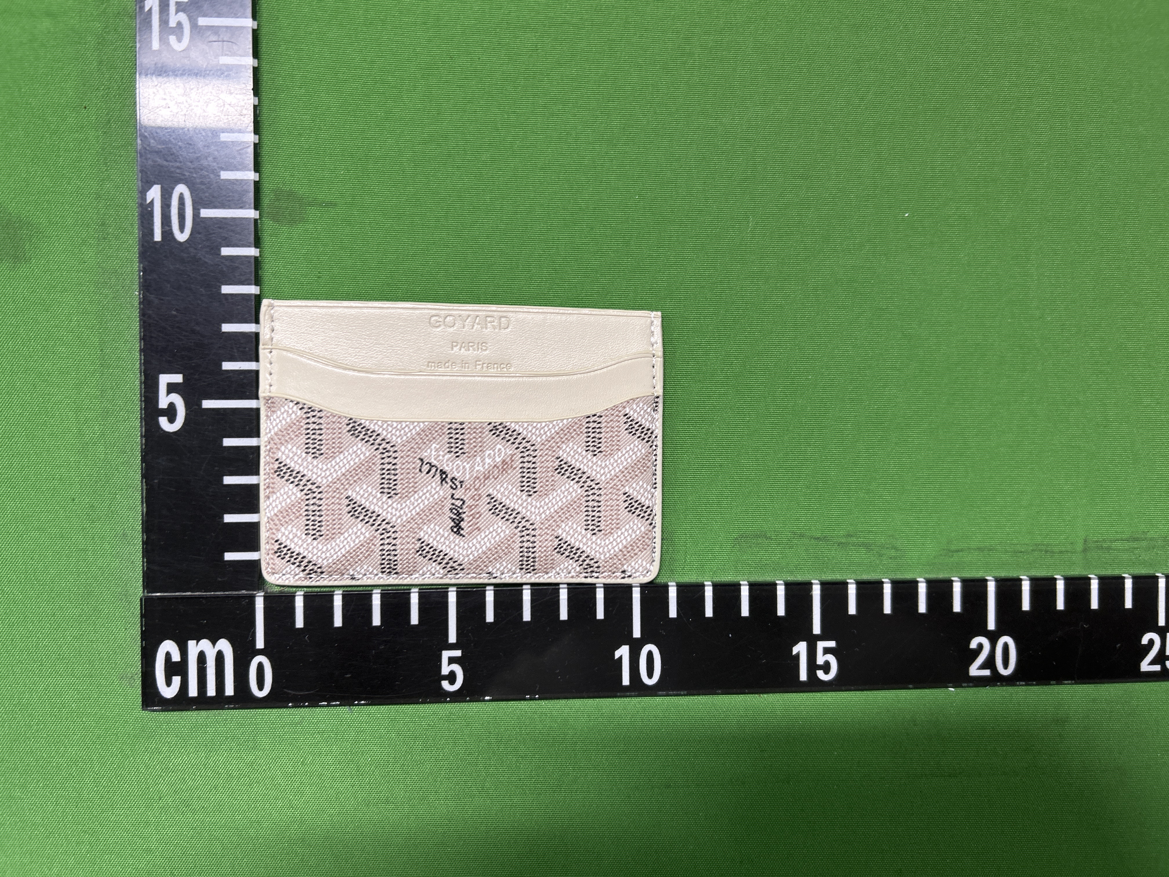 Foto QC 2 de Goyard Saint Sulpice Card Holder Goyardine White