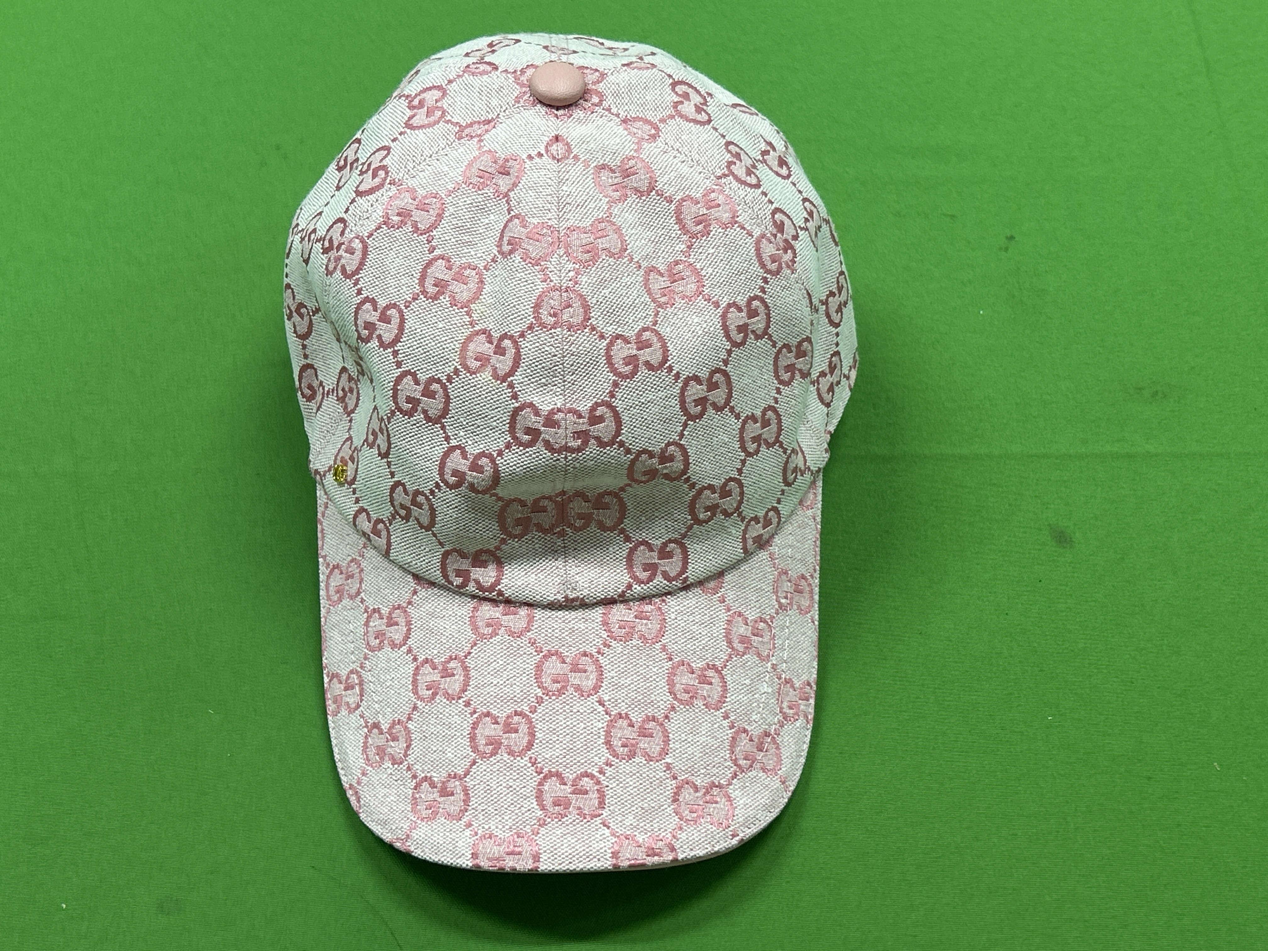 Foto QC 3 de Gucci Original GG Canvas Web Cap Beige