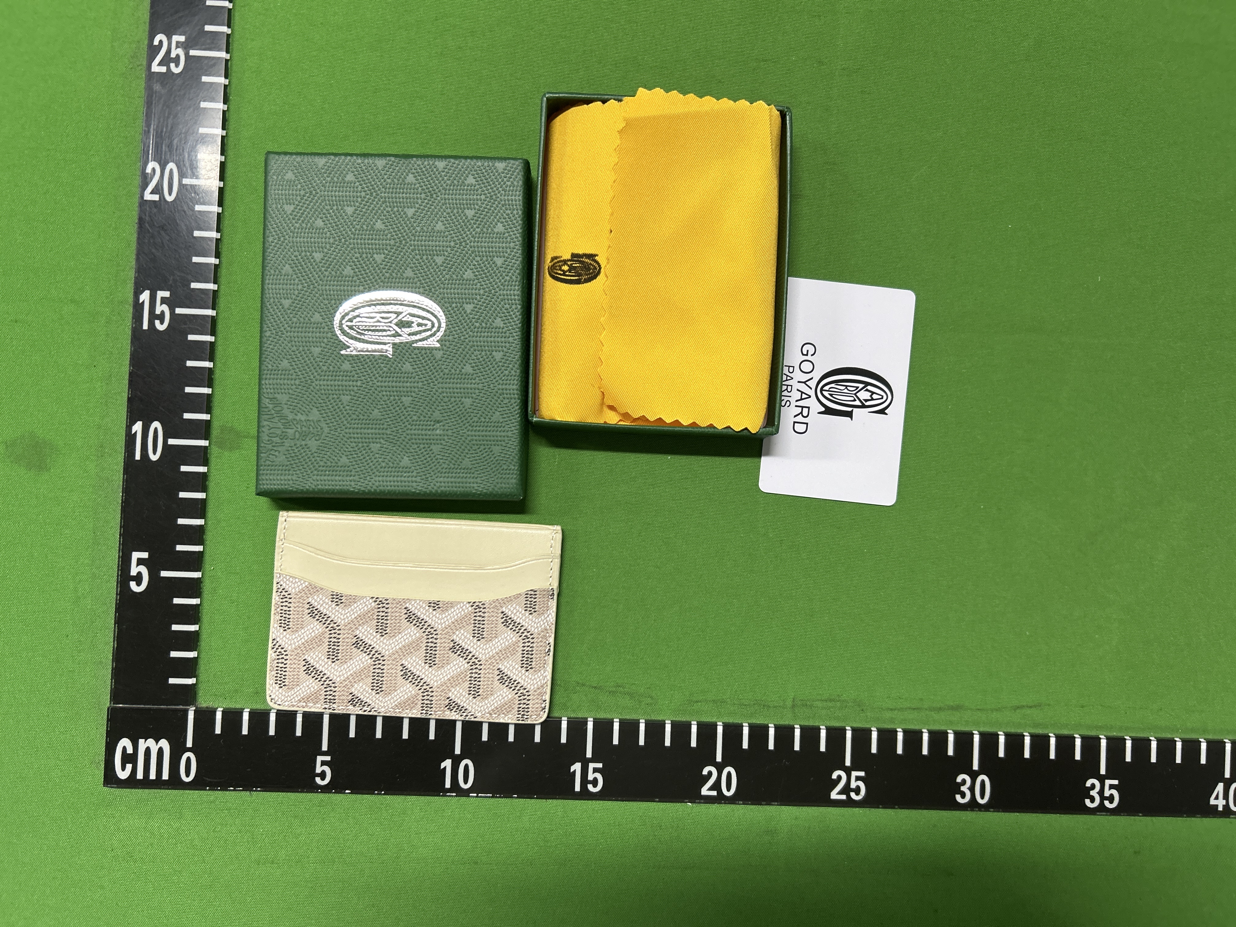 Foto QC 1 de Goyard Saint Sulpice Card Holder Goyardine White