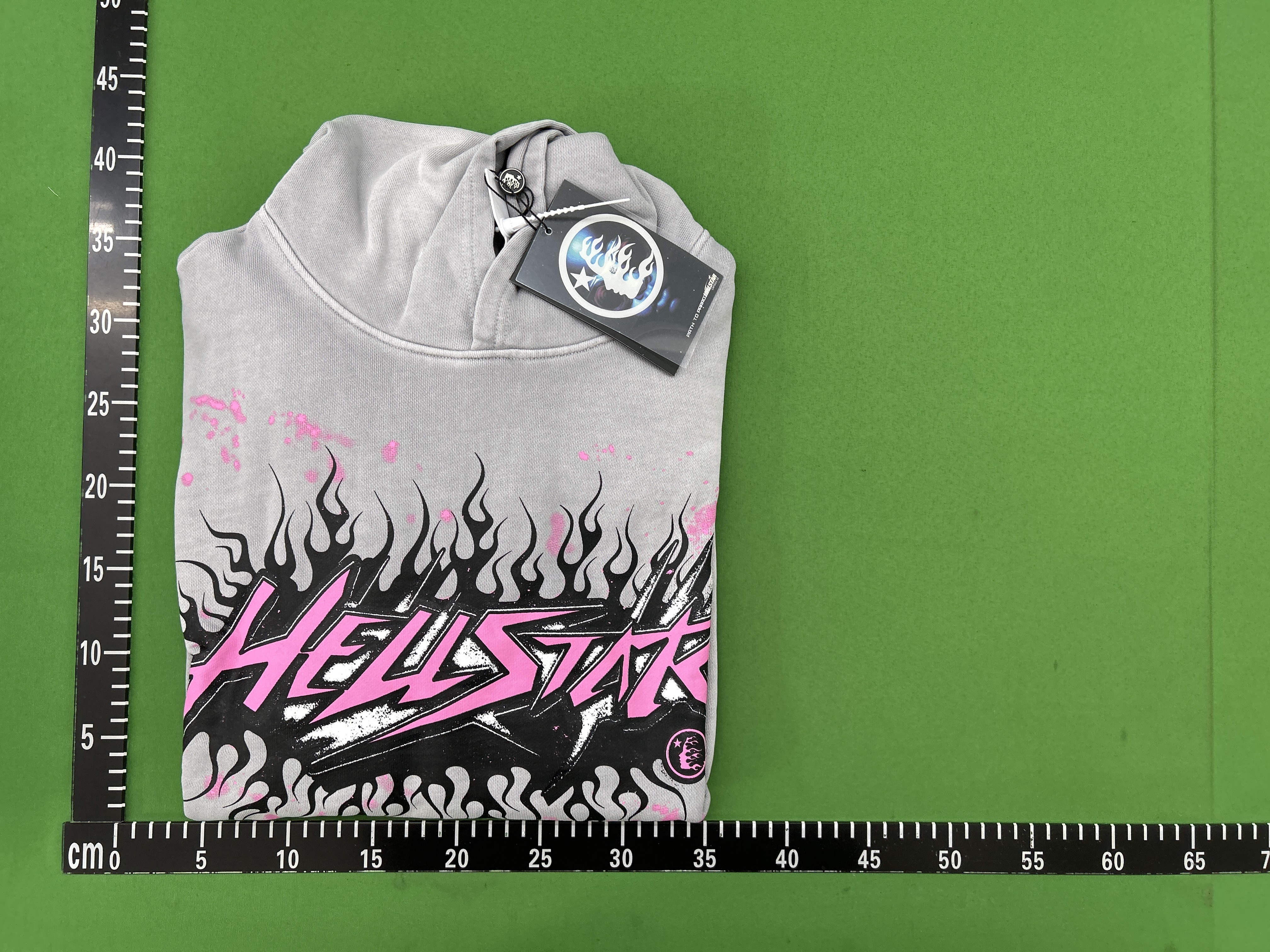 Foto QC 1 de Hellstar Halloween Sweatpants Flame Flare Red