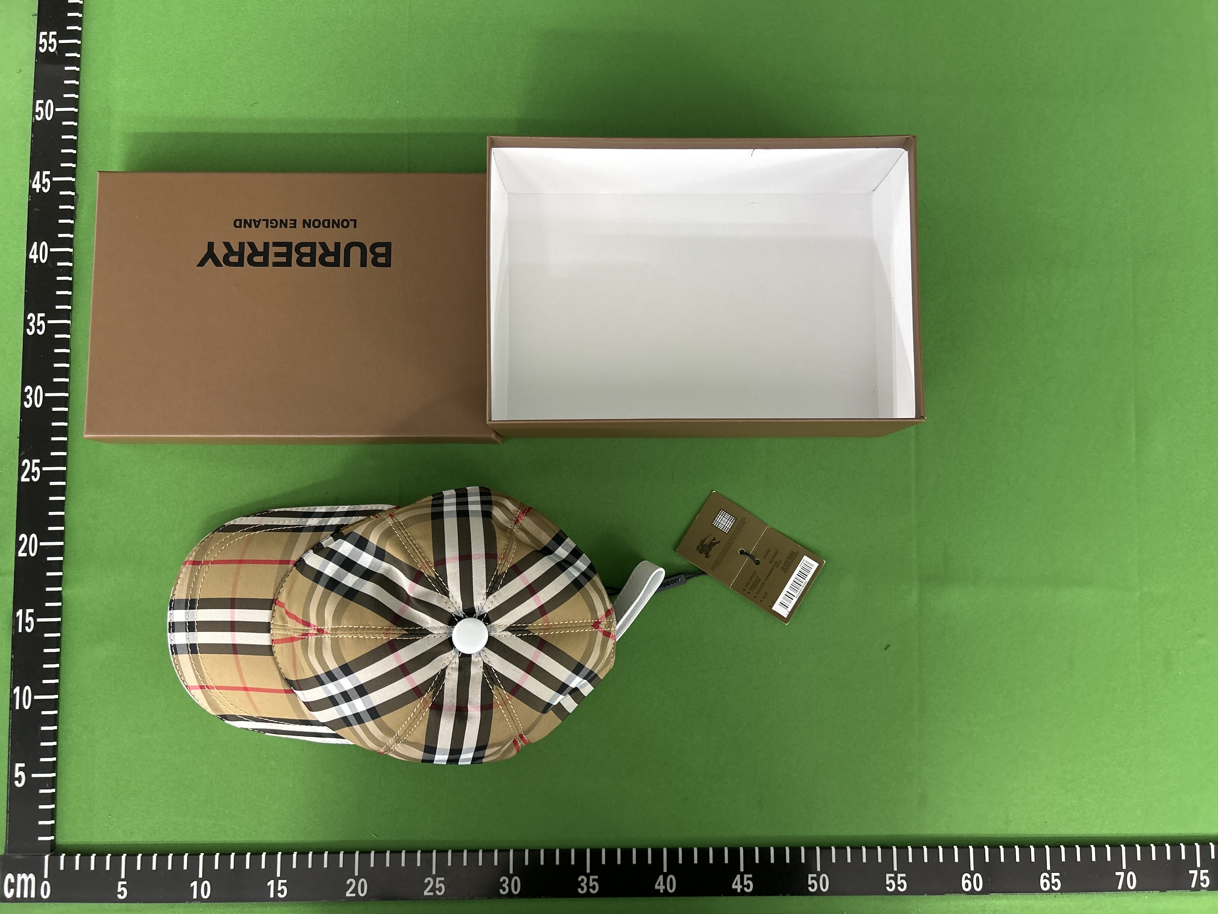 Foto QC 7 de Burberry Vintage Check Cap Archive Beige
