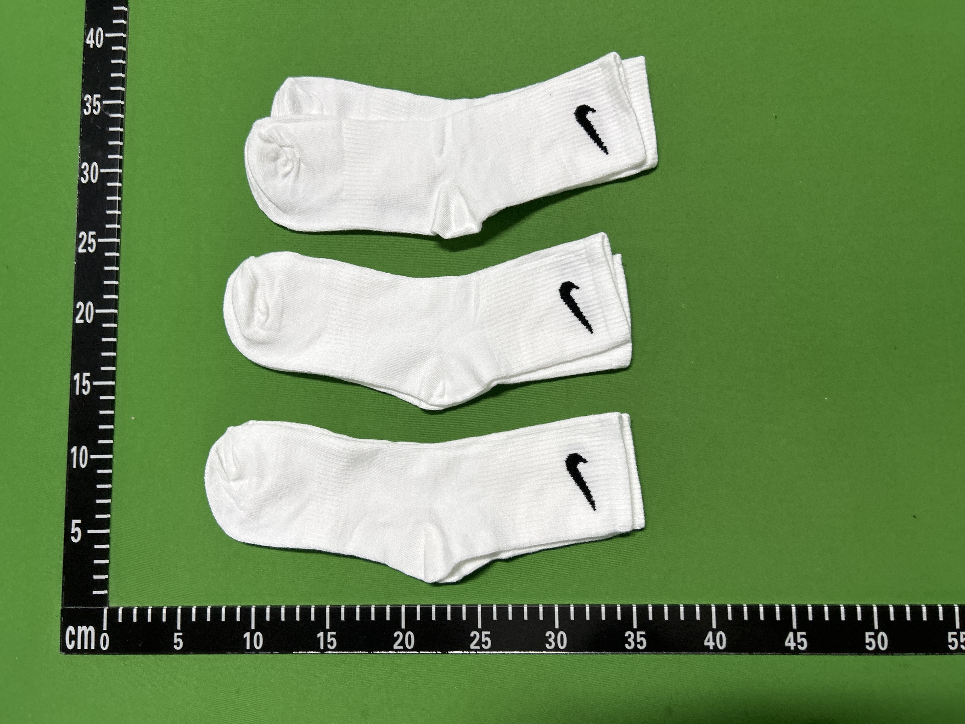 Foto QC 7 de Nike Crew Socks 2 Pairs Black White