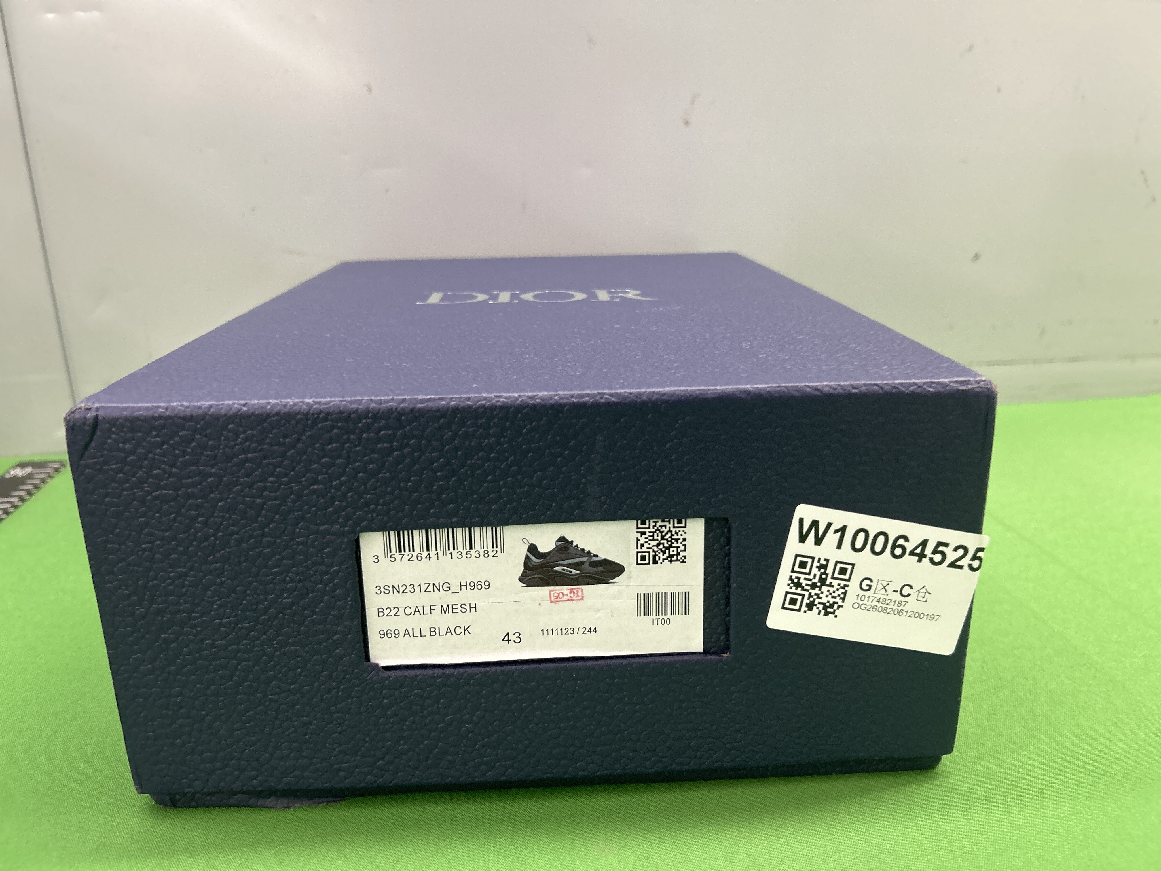 Foto QC 1 de Dior B30 Mesh and Technical Fabric Low Top Black White Grey