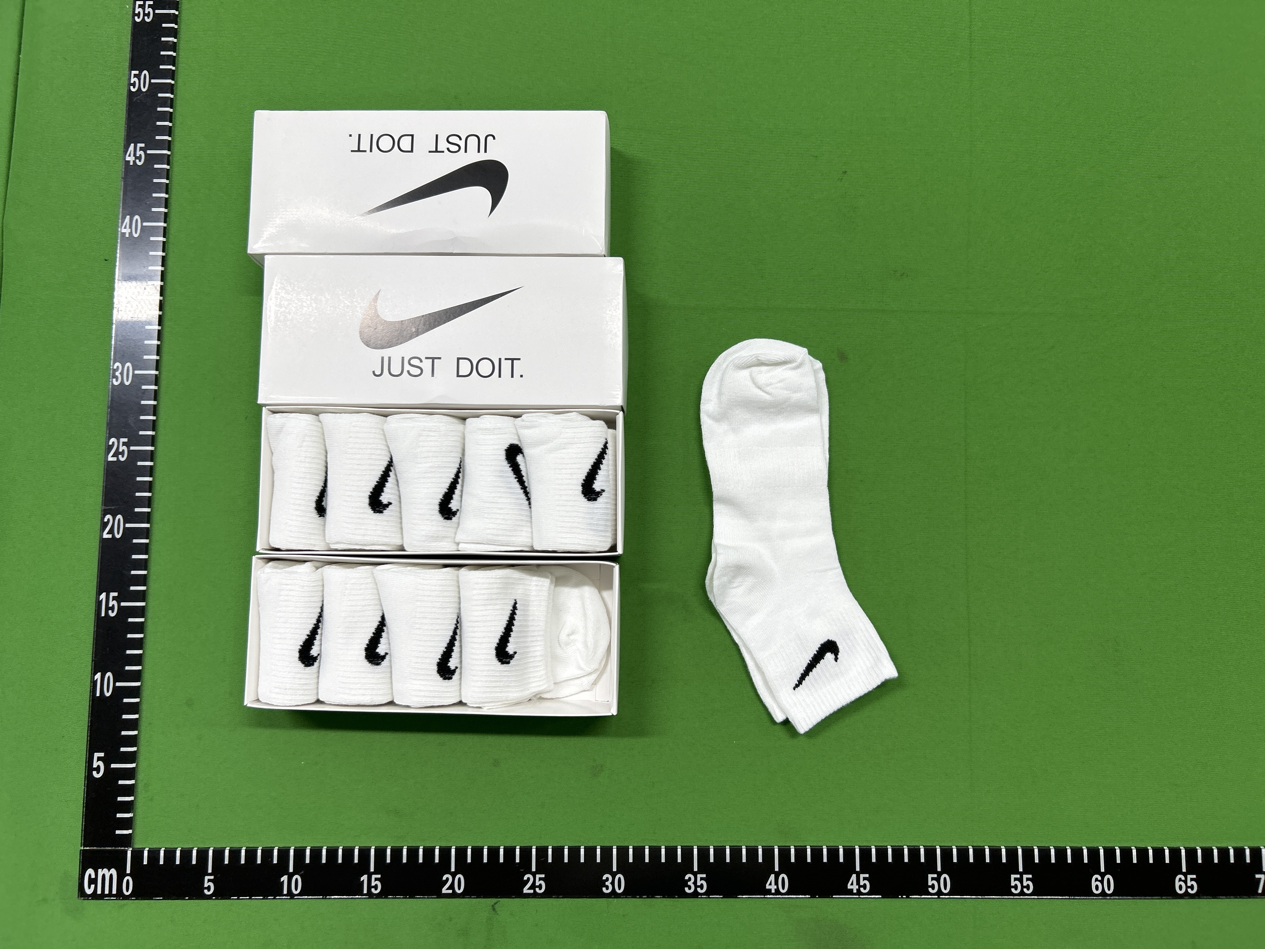 Foto QC 2 de Nike Crew Socks 2 Pairs Black White