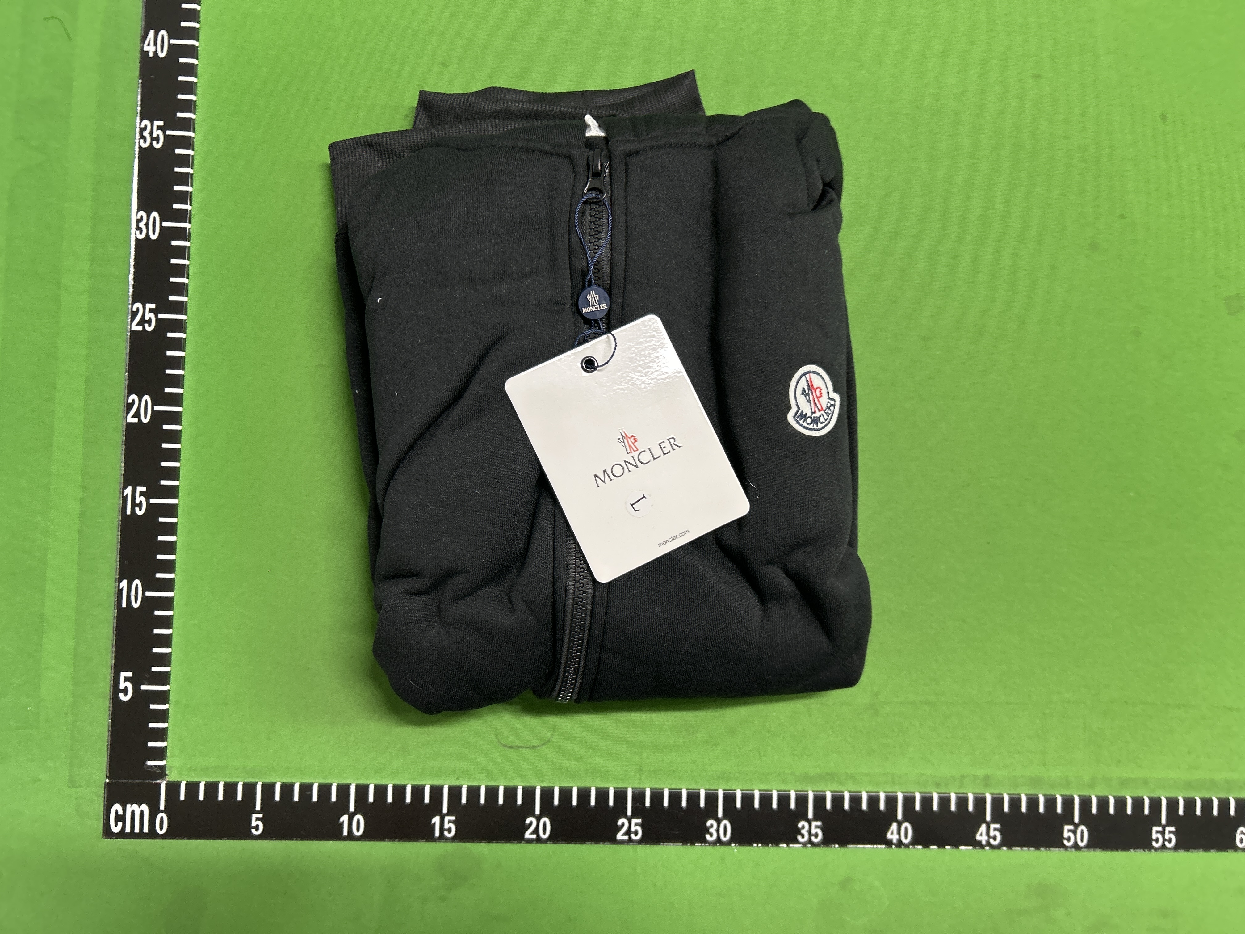Foto QC 1 de Moncler Hooded Jacket Tricolor Detail Black