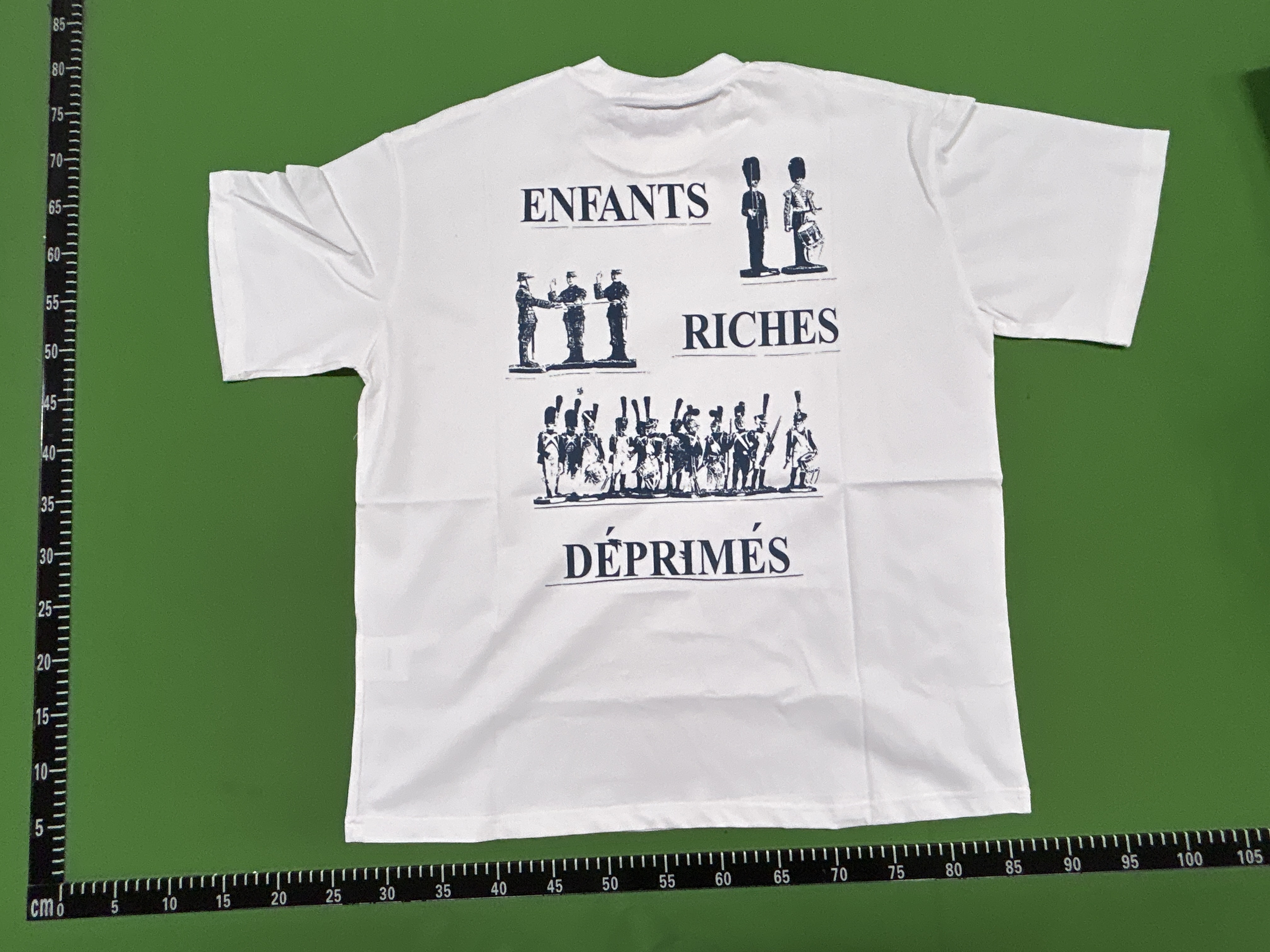 Foto QC 4 de Enfants Riches Déprimés Shirt Quiet Eye Print White