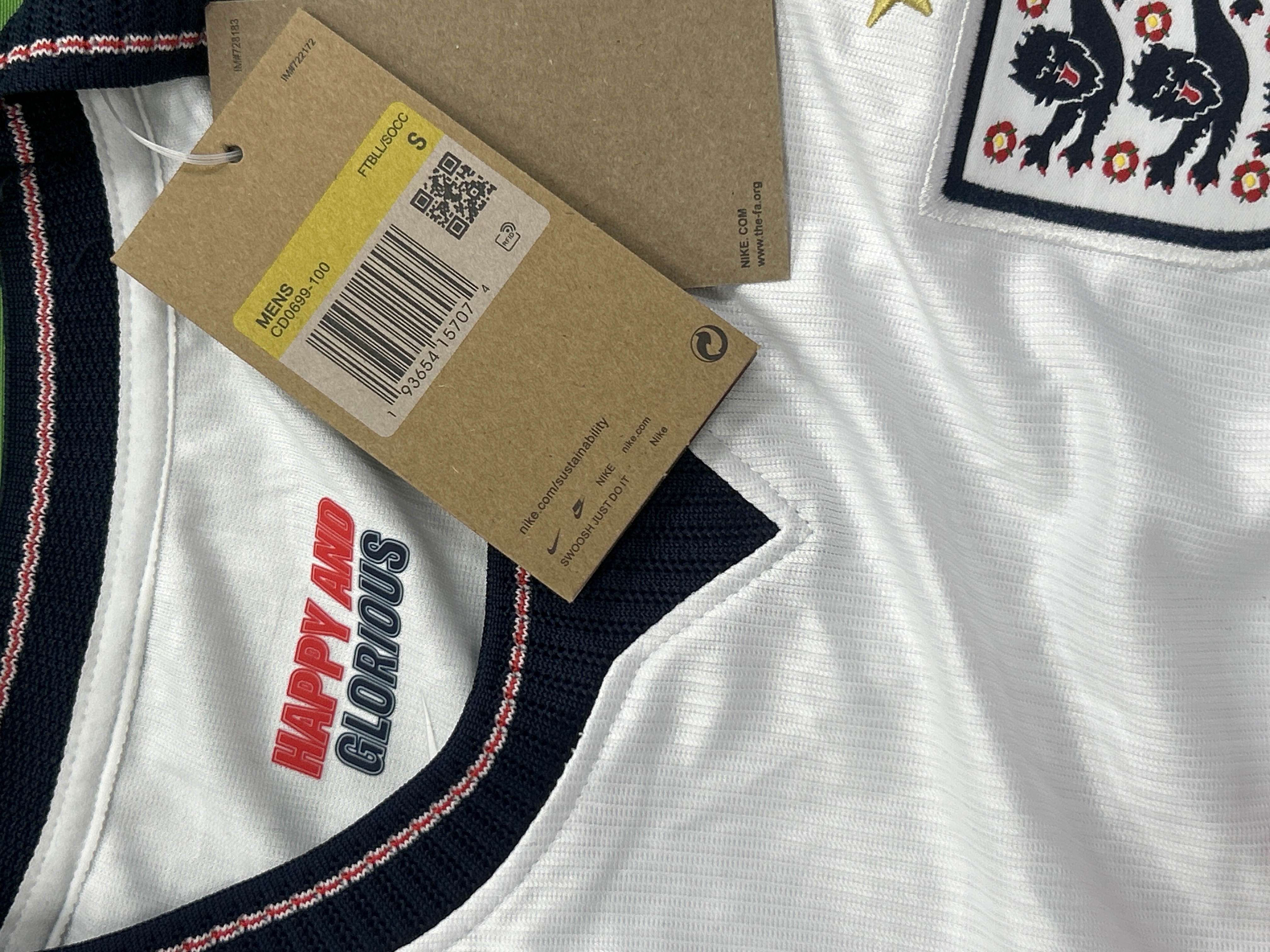 Foto QC 7 de Nike x England 2026 Home Saka #7 Stadium Jersey White