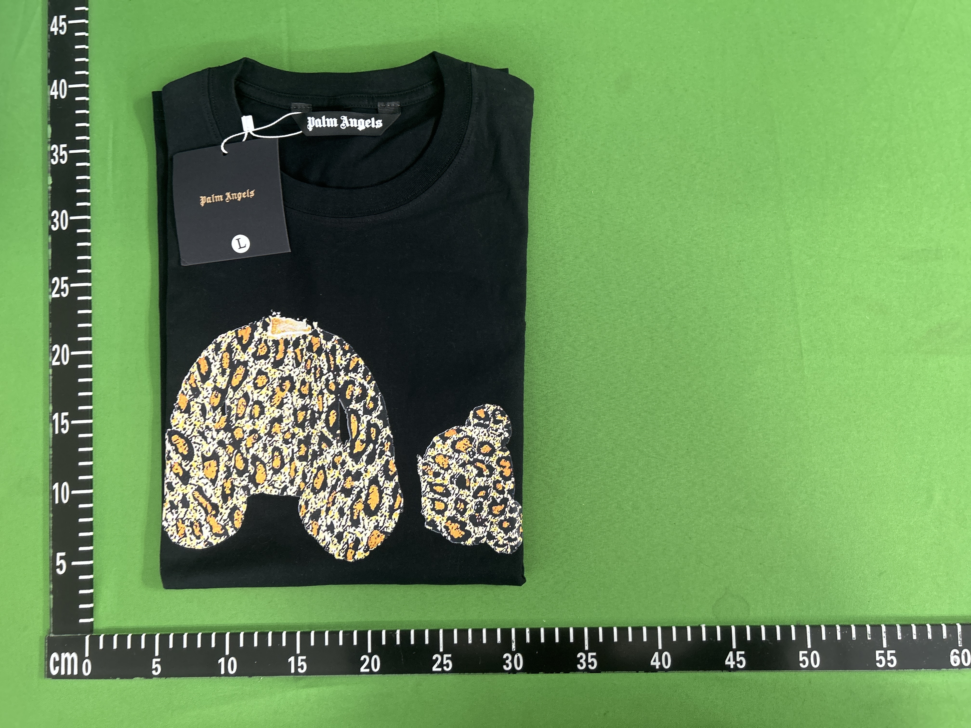 Foto QC 1 de Palm Angels Ski Club T-shirt Flamingo Palm Tree Black