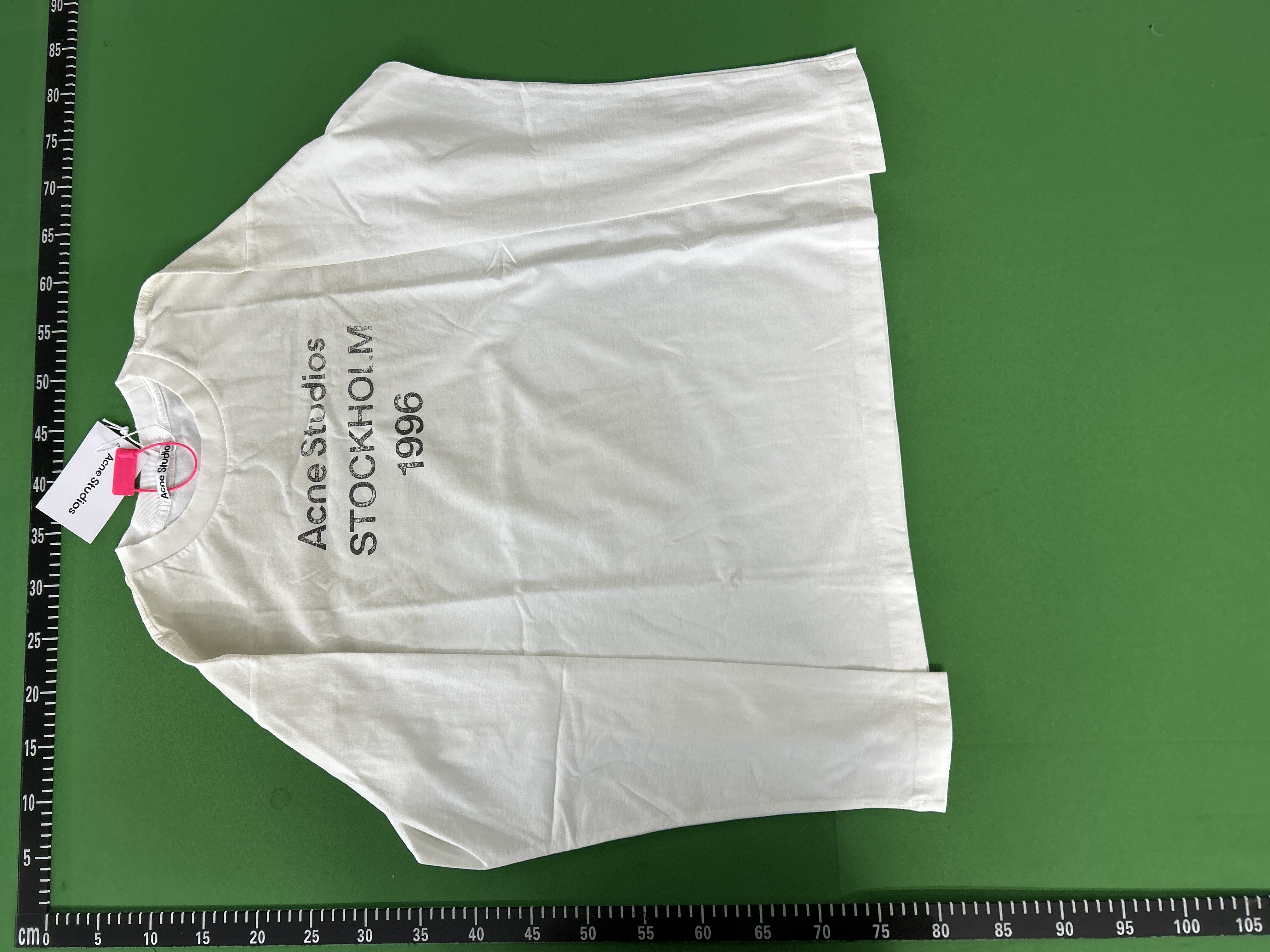 Foto QC 3 de Acne Studios 1996 Logo T-shirt Black