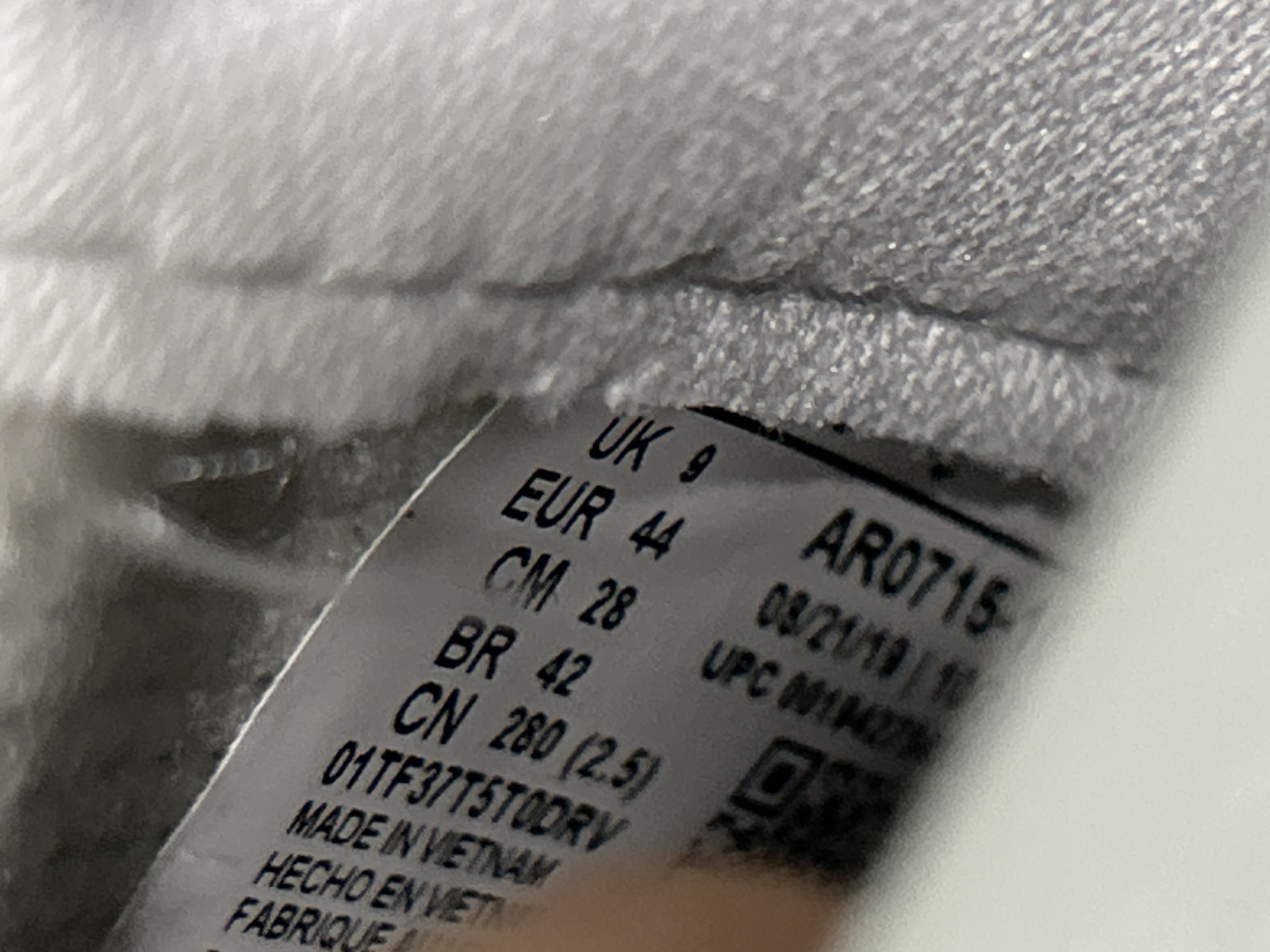 Foto QC 8 de Jordan 11 Retro Space Jam 378037-003