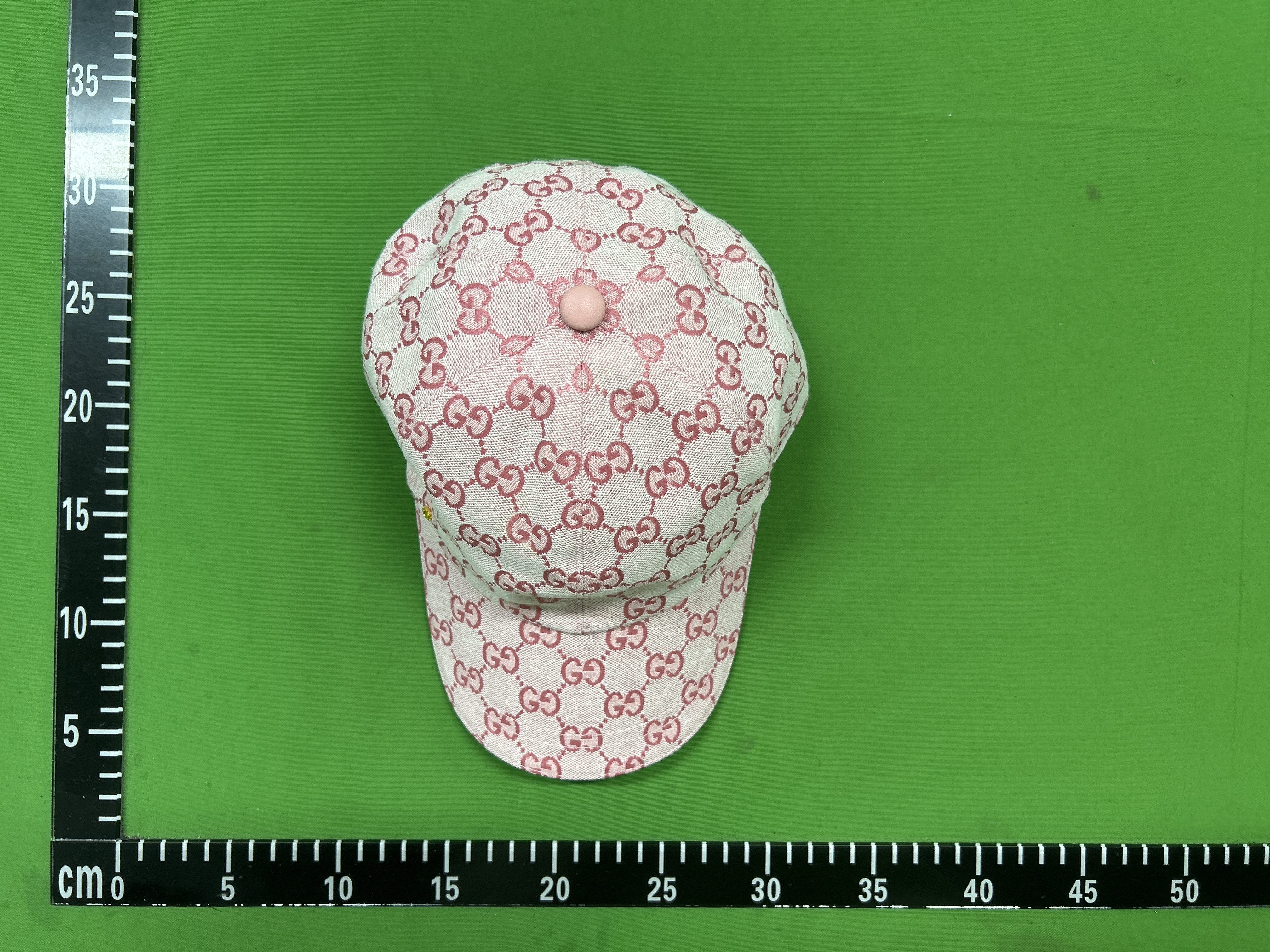 Foto QC 2 de Gucci Original GG Canvas Web Cap Beige