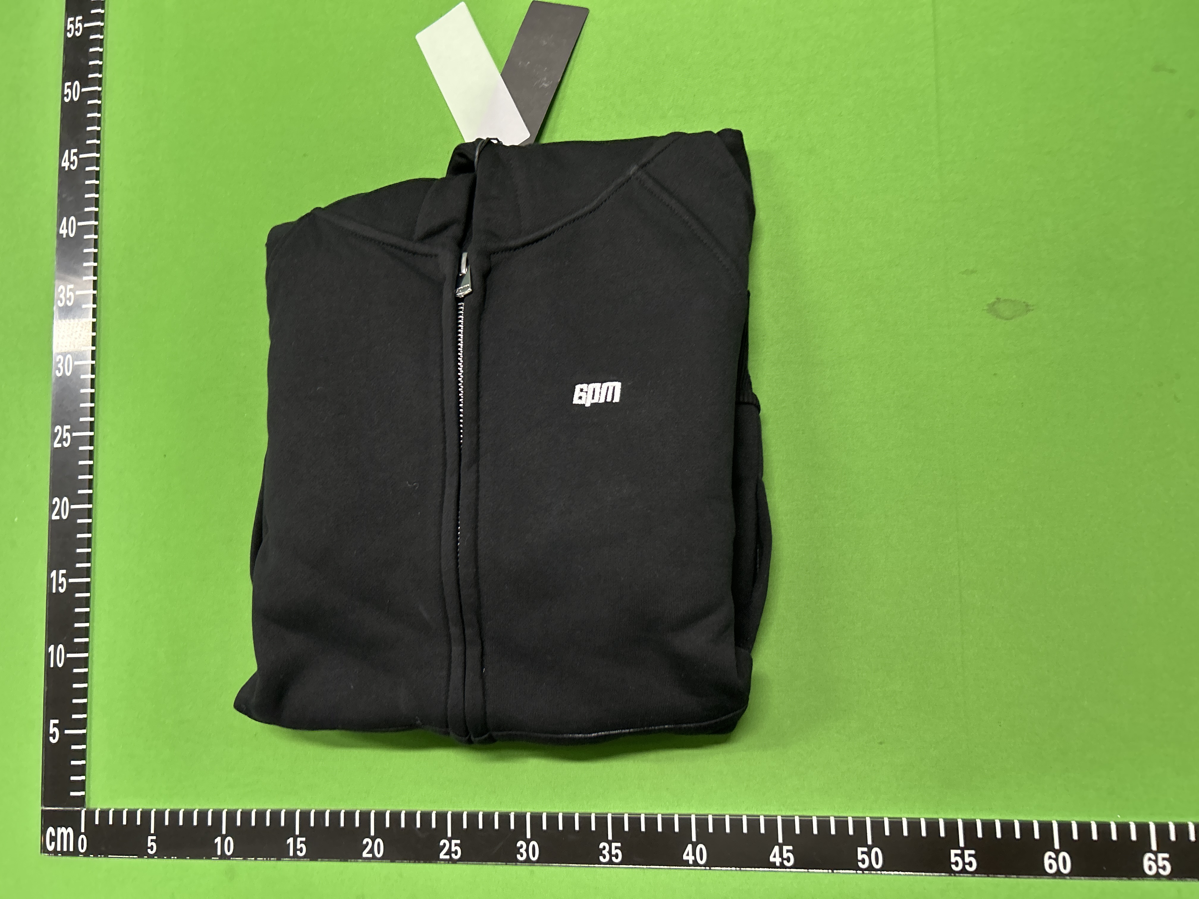 Foto QC 5 de CHINISM Basic Zip Sweater Hooded Black