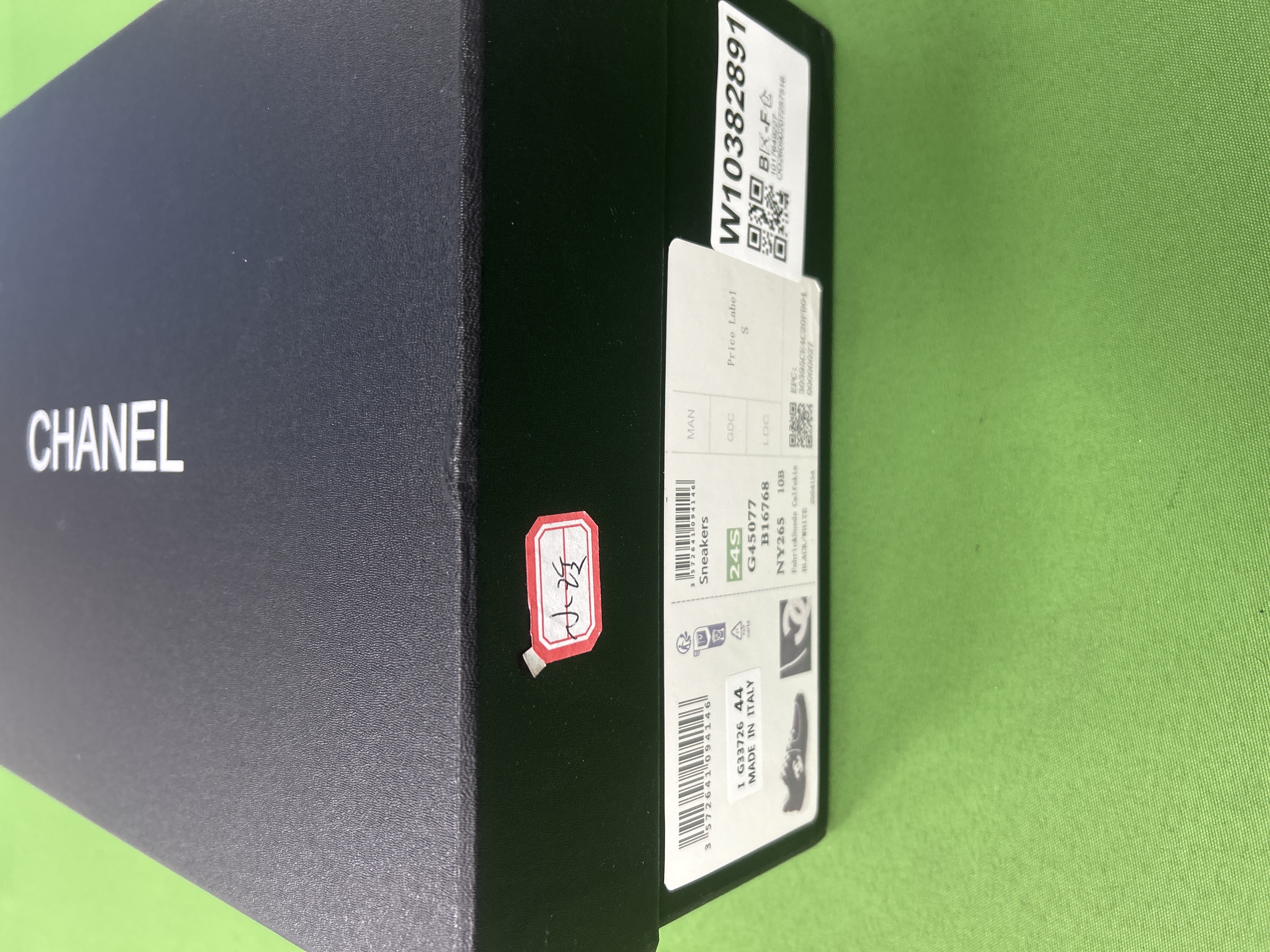 Foto QC 3 de Chanel Espadrilles Suede Pearl CC Logo Studded Black