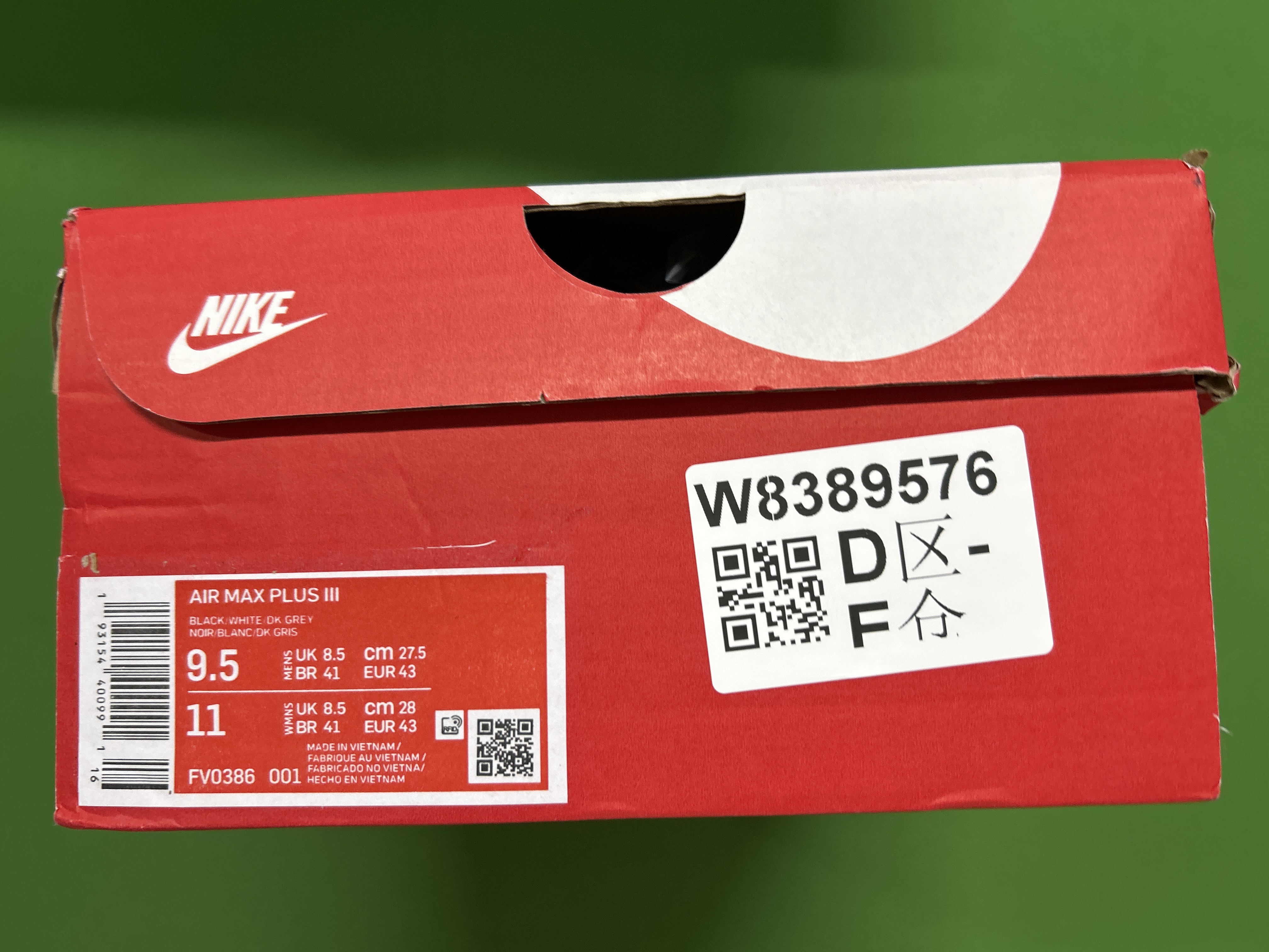Foto QC 1 de Nike Air Max Plus 3 Retro White Black University Red CK6715-101