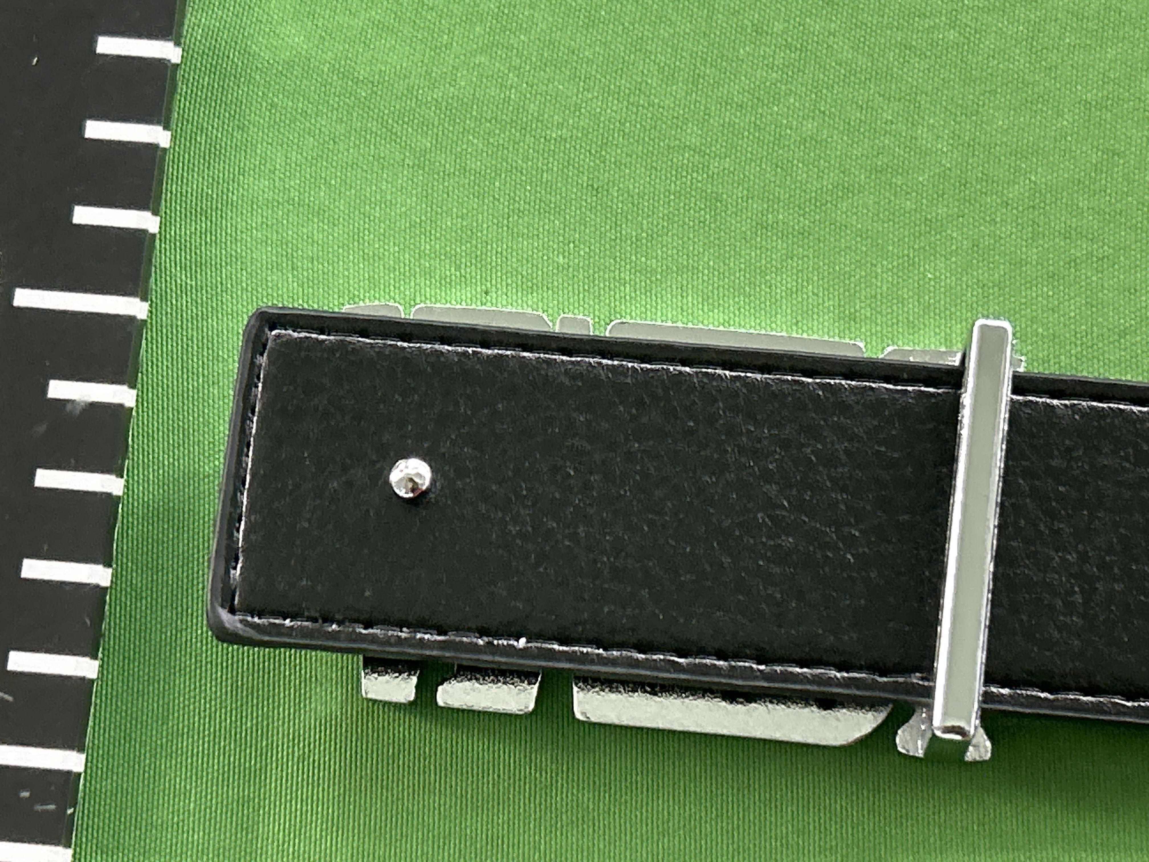 Foto QC 6 de Amiri MA Logo Contrast Stitching Belt Black