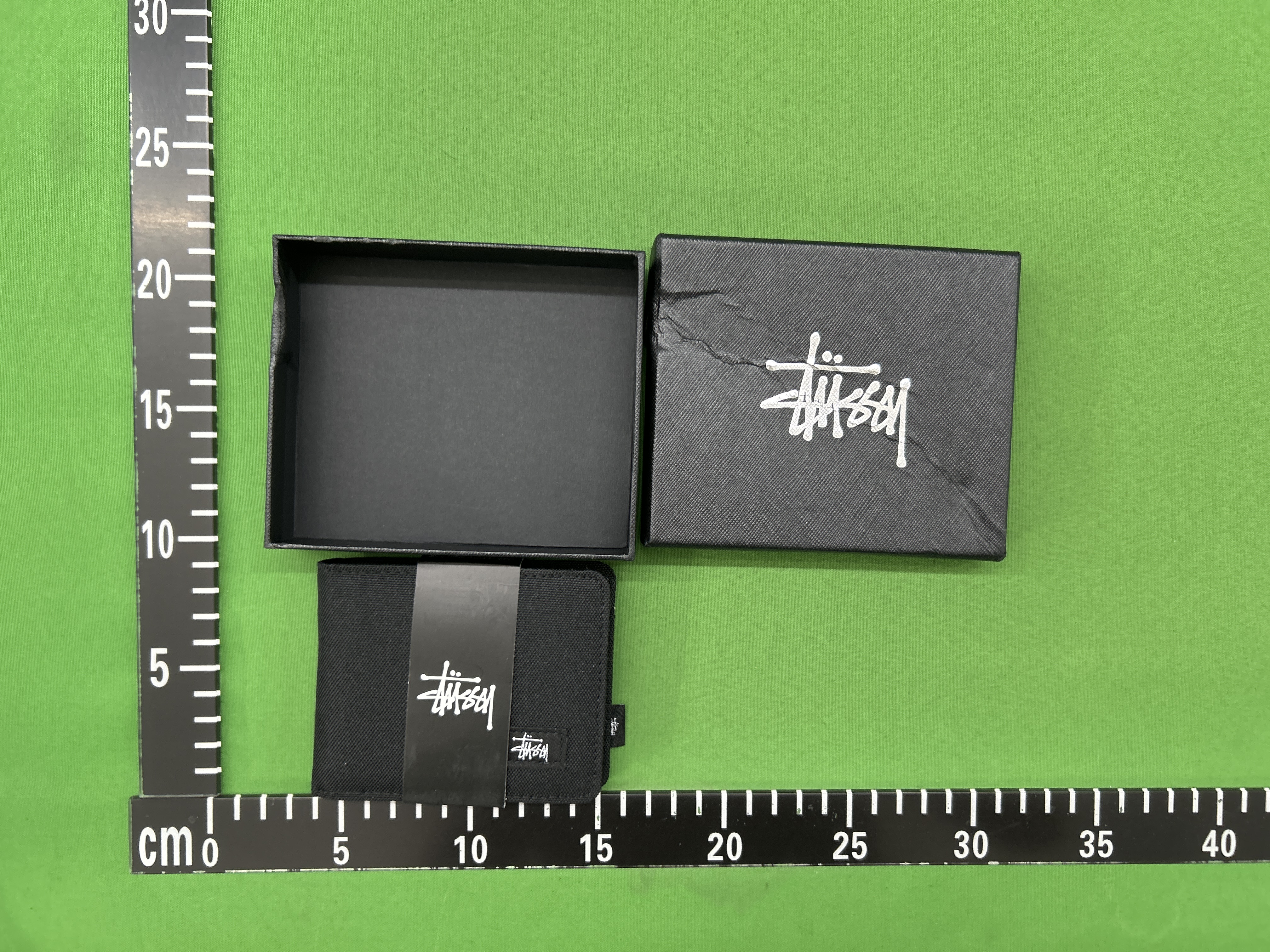 Foto QC 3 de Stussy Stock Logo Bifold Wallet Black