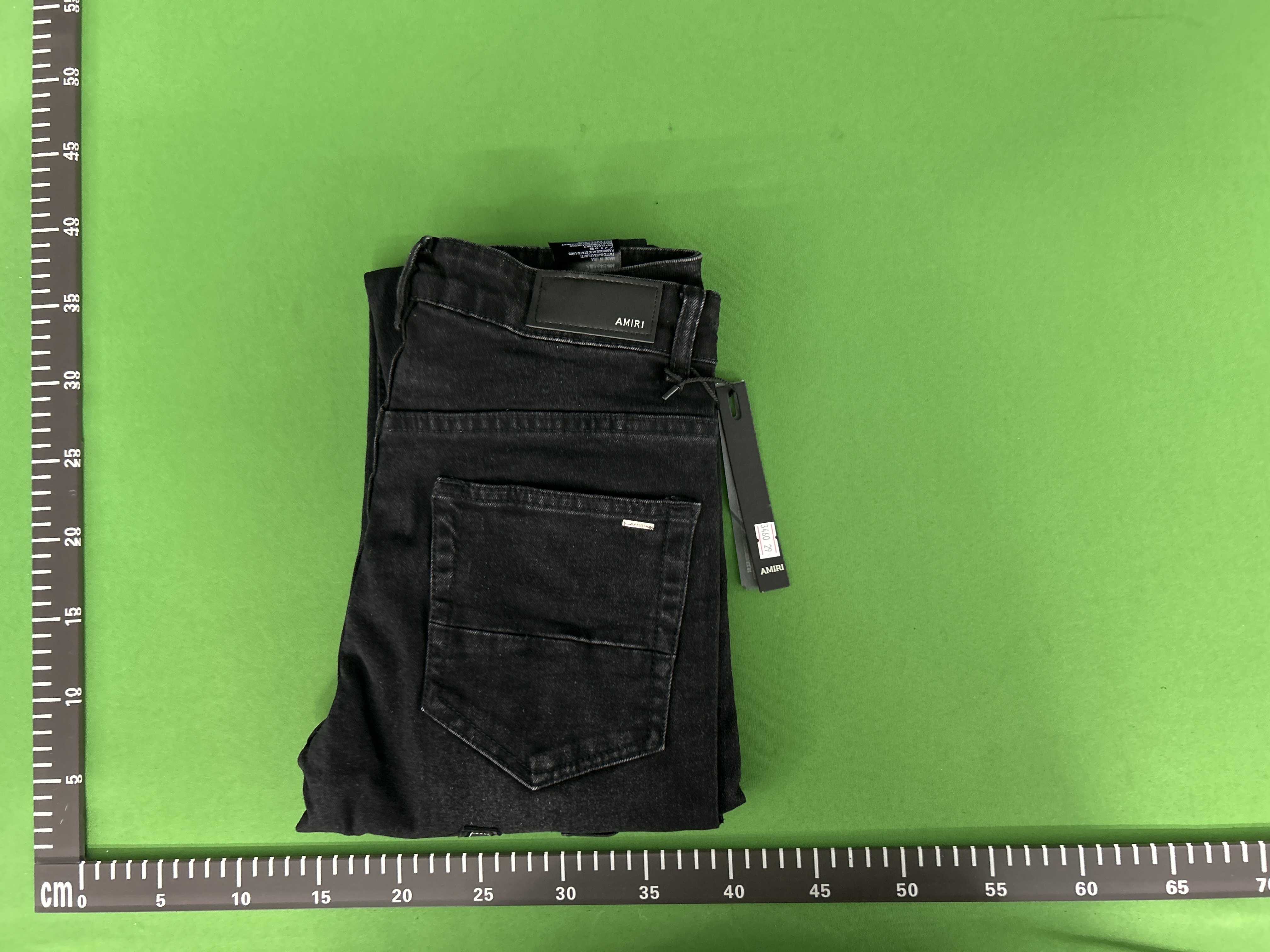 Foto QC 4 de Amiri Jeans Distressed Logo Skinny Light Blue