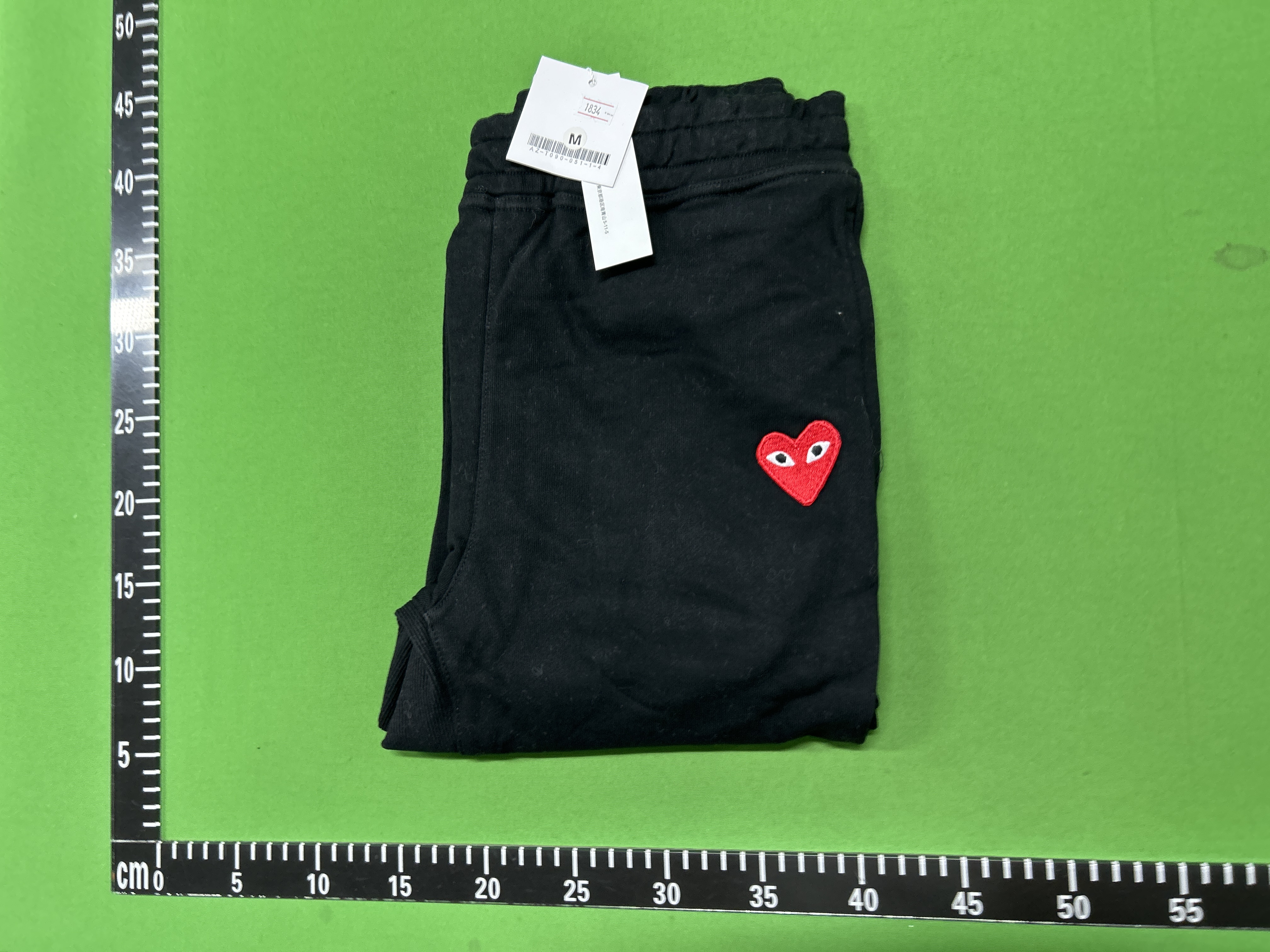 Foto QC 6 de Comme des Garçons Play Sweater Hooded Black Heart White
