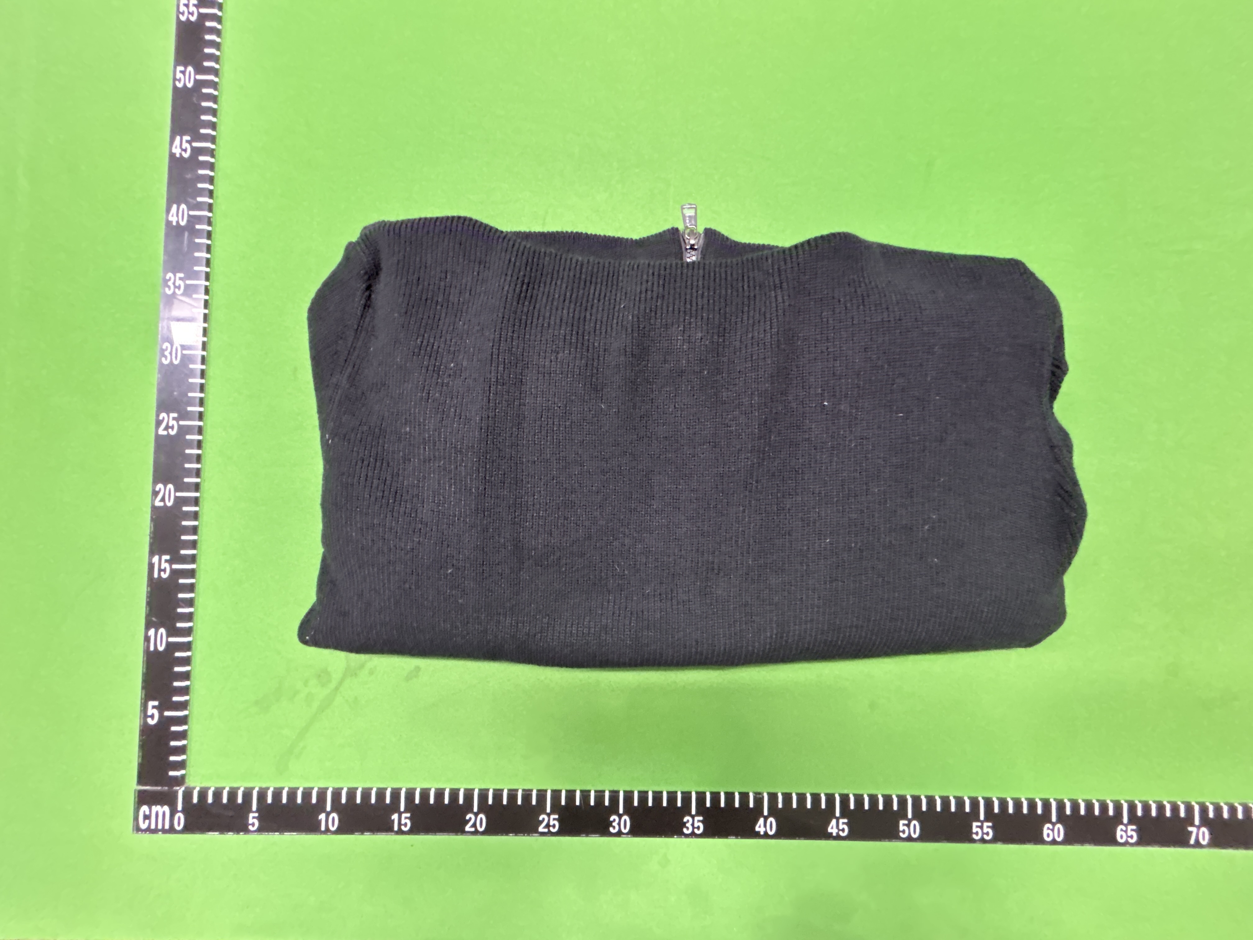 Foto QC 1 de Moncler Hooded Down Jacket Knit Sleeve Tricolor Stripe Black