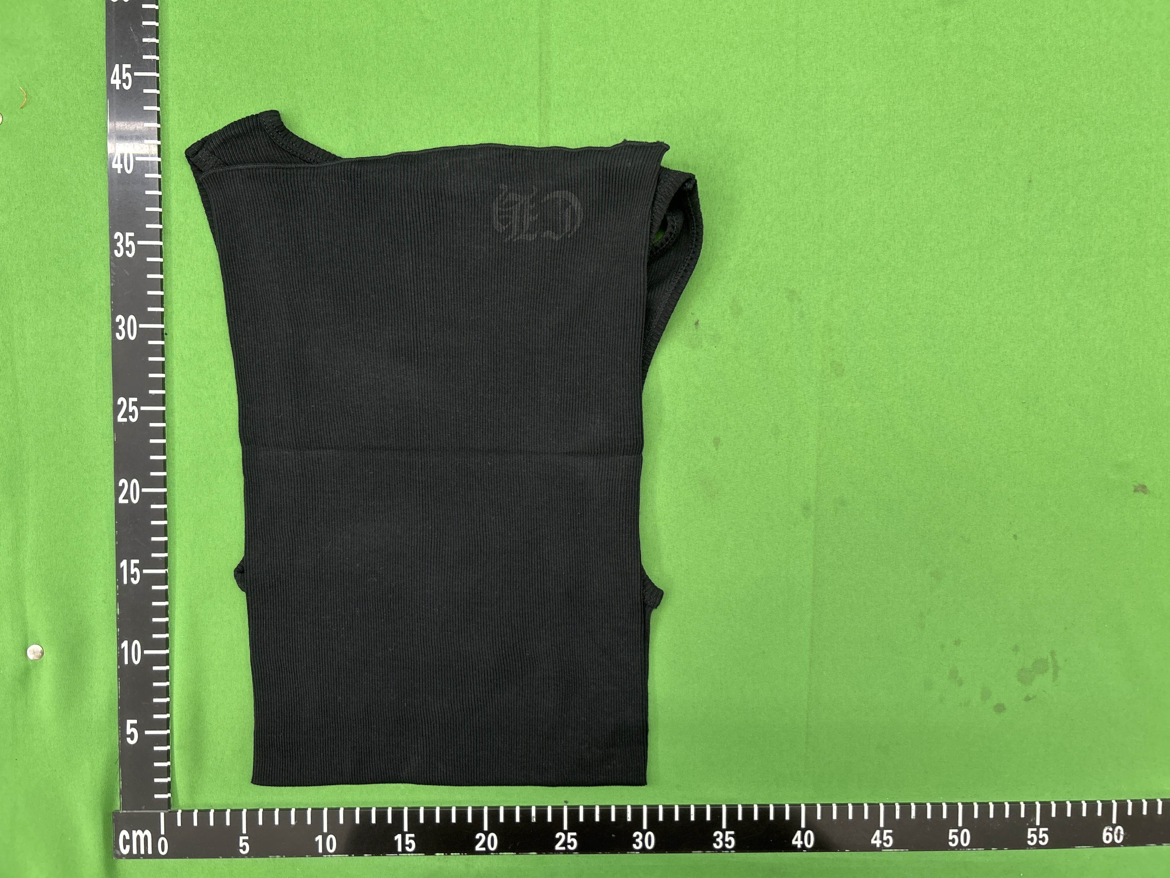 Foto QC 5 de Chrome Hearts Tank Scroll Logo Black