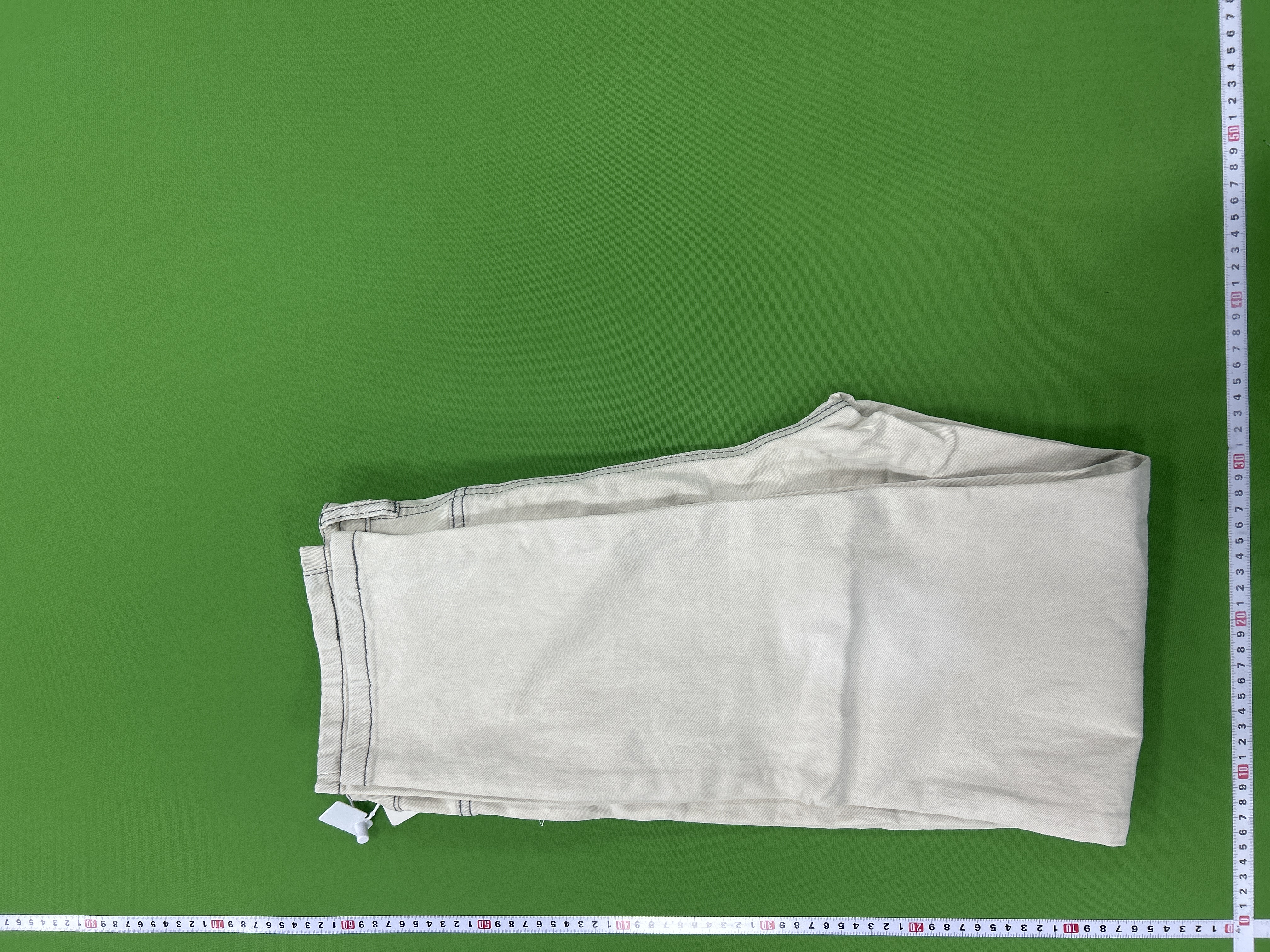 Foto QC 2 de Saint Laurent Jeans YSL Embroidery Off-White