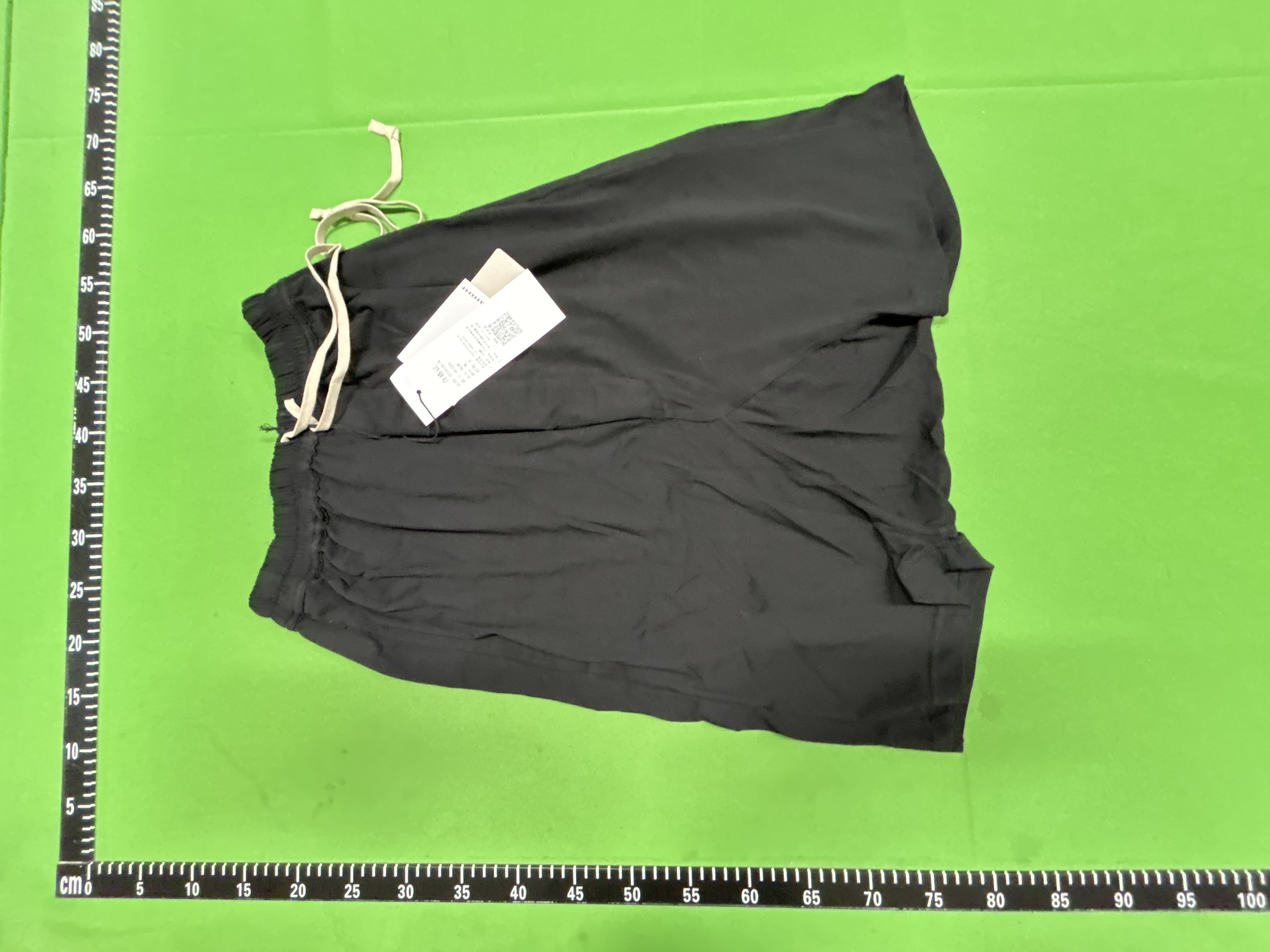 Foto QC 8 de Rick Owens Sweat Shorts Drop Crotch Black