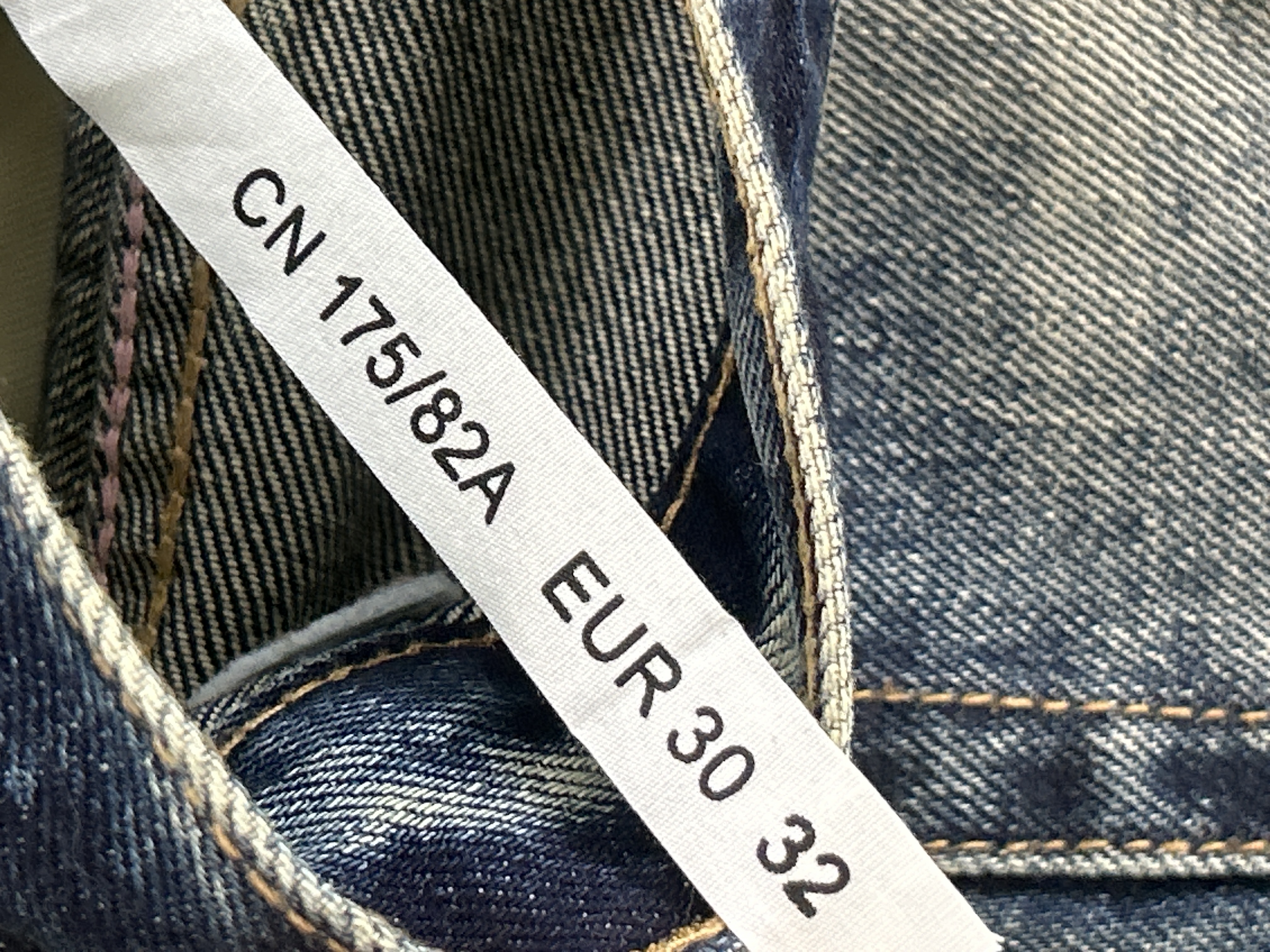Foto QC 4 de Acne Studios 2021M Jeans Mud Dye Distressed Bootcut Blue
