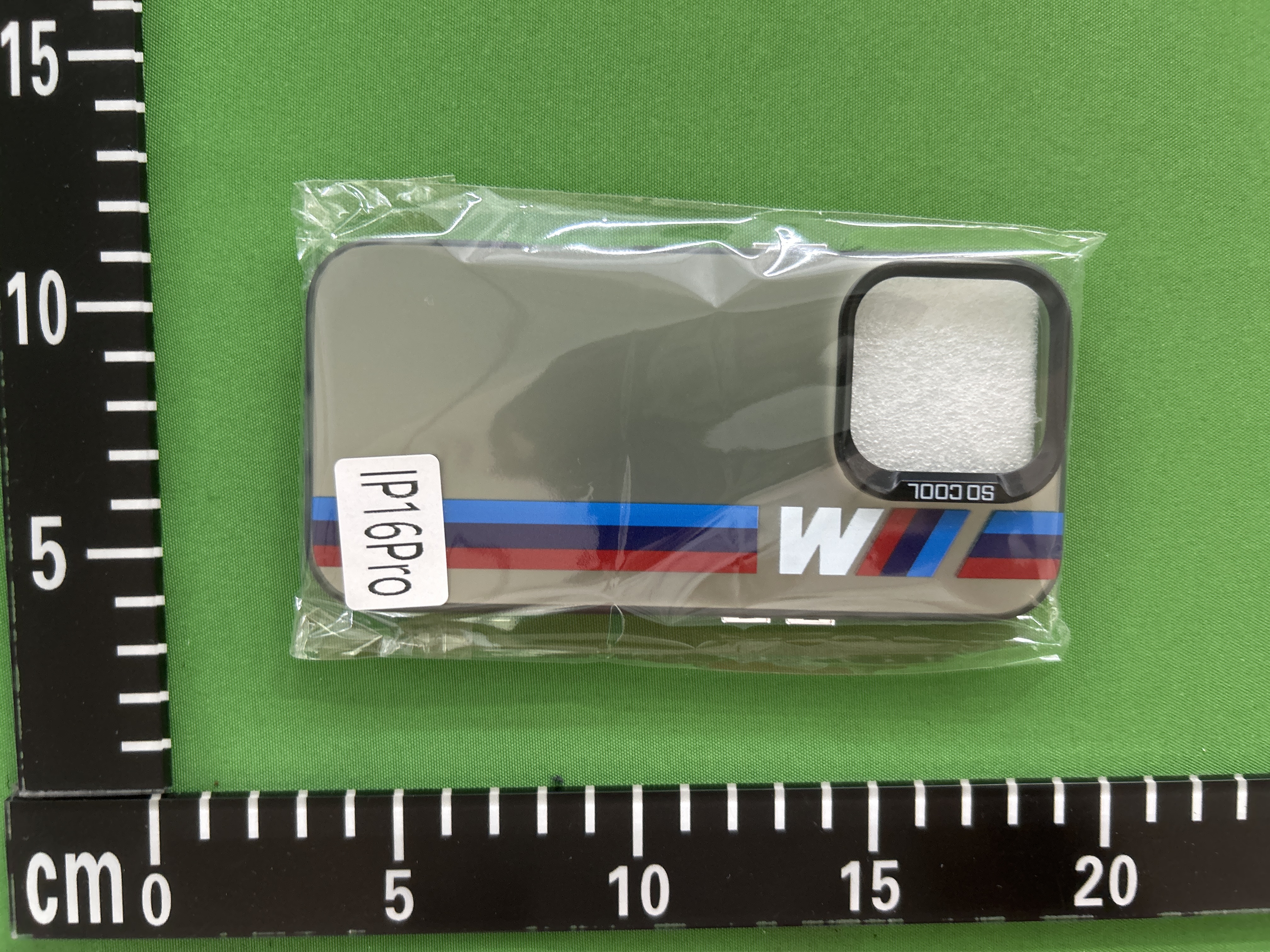 Foto QC 7 de Other Racing Stripe Case for iPhone 15 Pro Max Grey