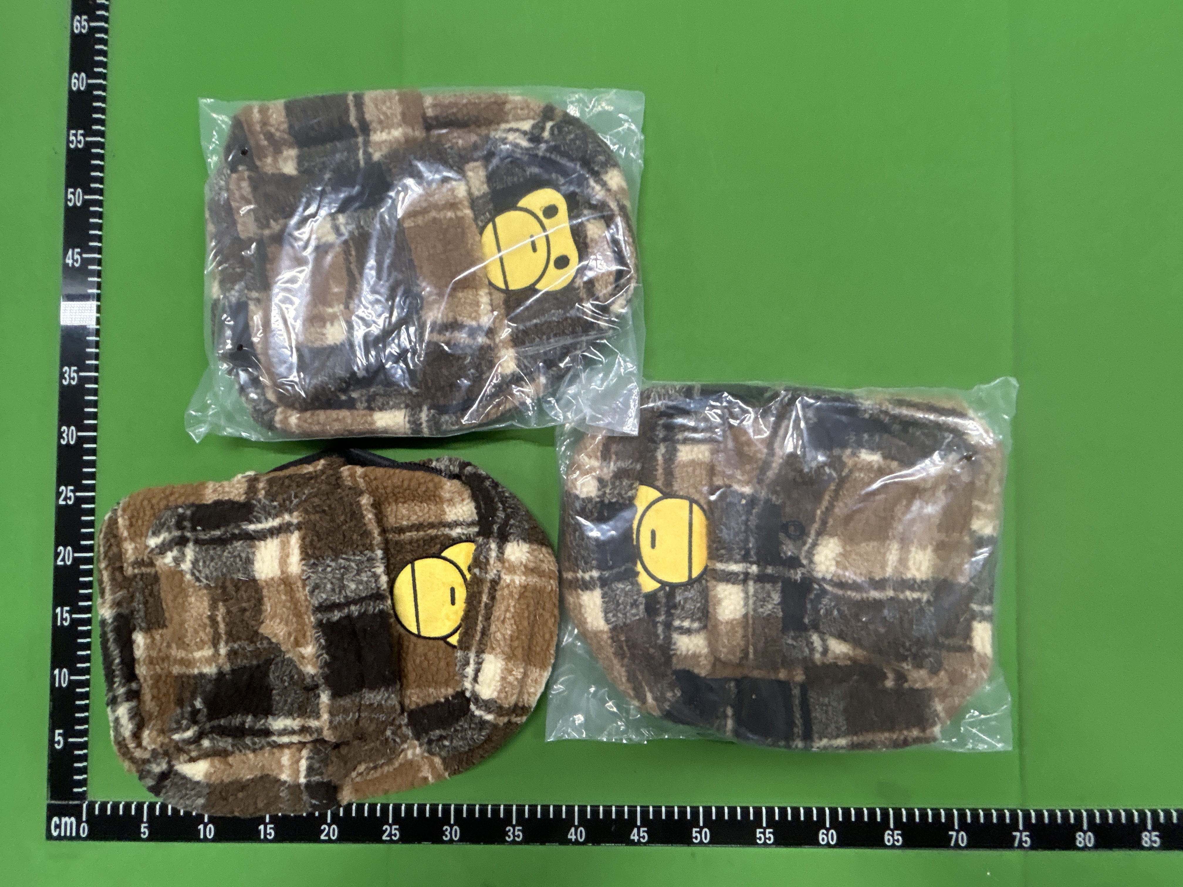 Foto QC 1 de BAPE Baby Milo Backpack Brown Checkered Fleece