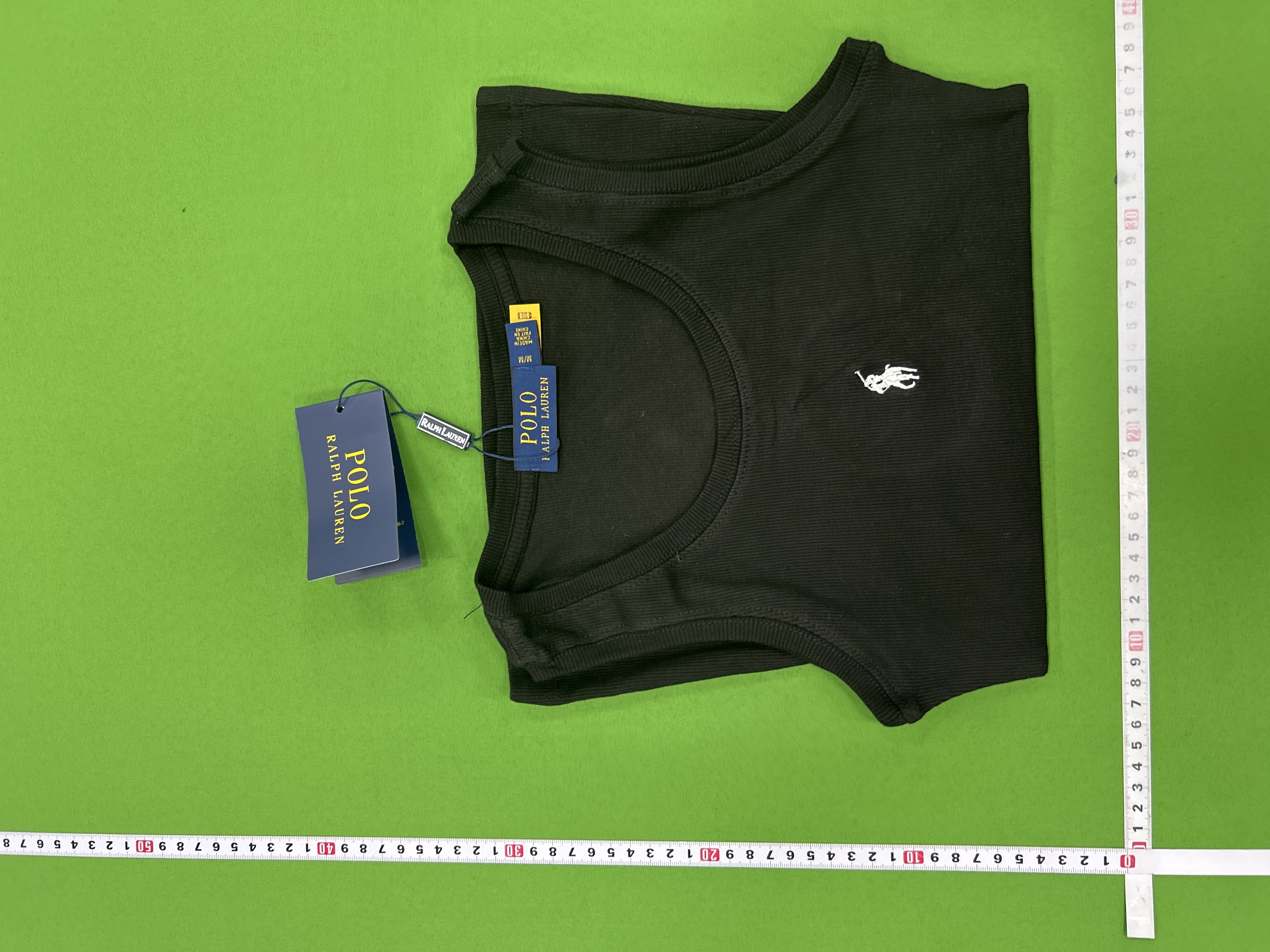 Foto QC 5 de Prada Tank Logo Plaque Black
