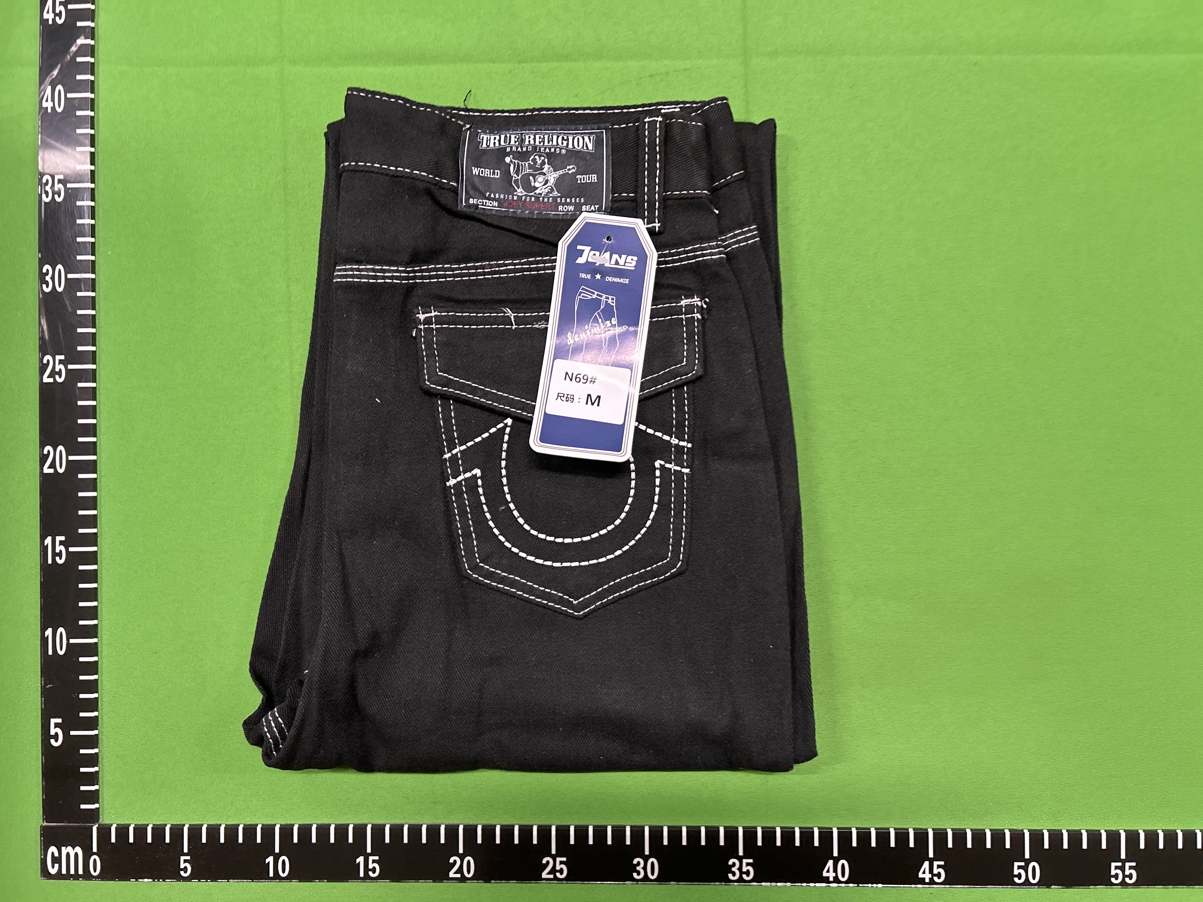 Foto QC 1 de Other Jeans Thick Stitch Straight Black