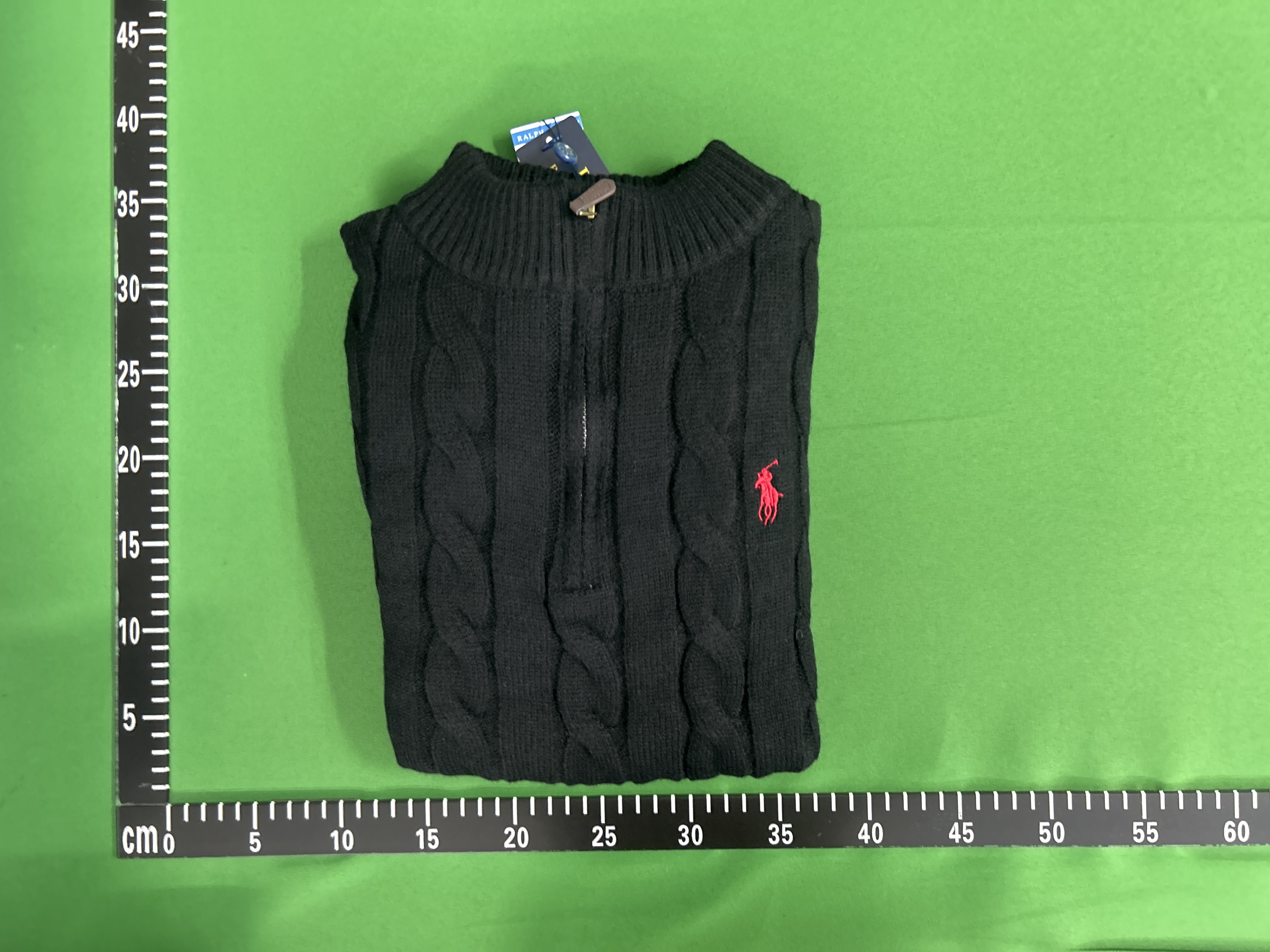 Foto QC 1 de Polo Ralph Lauren Cable Knit Cardigan White