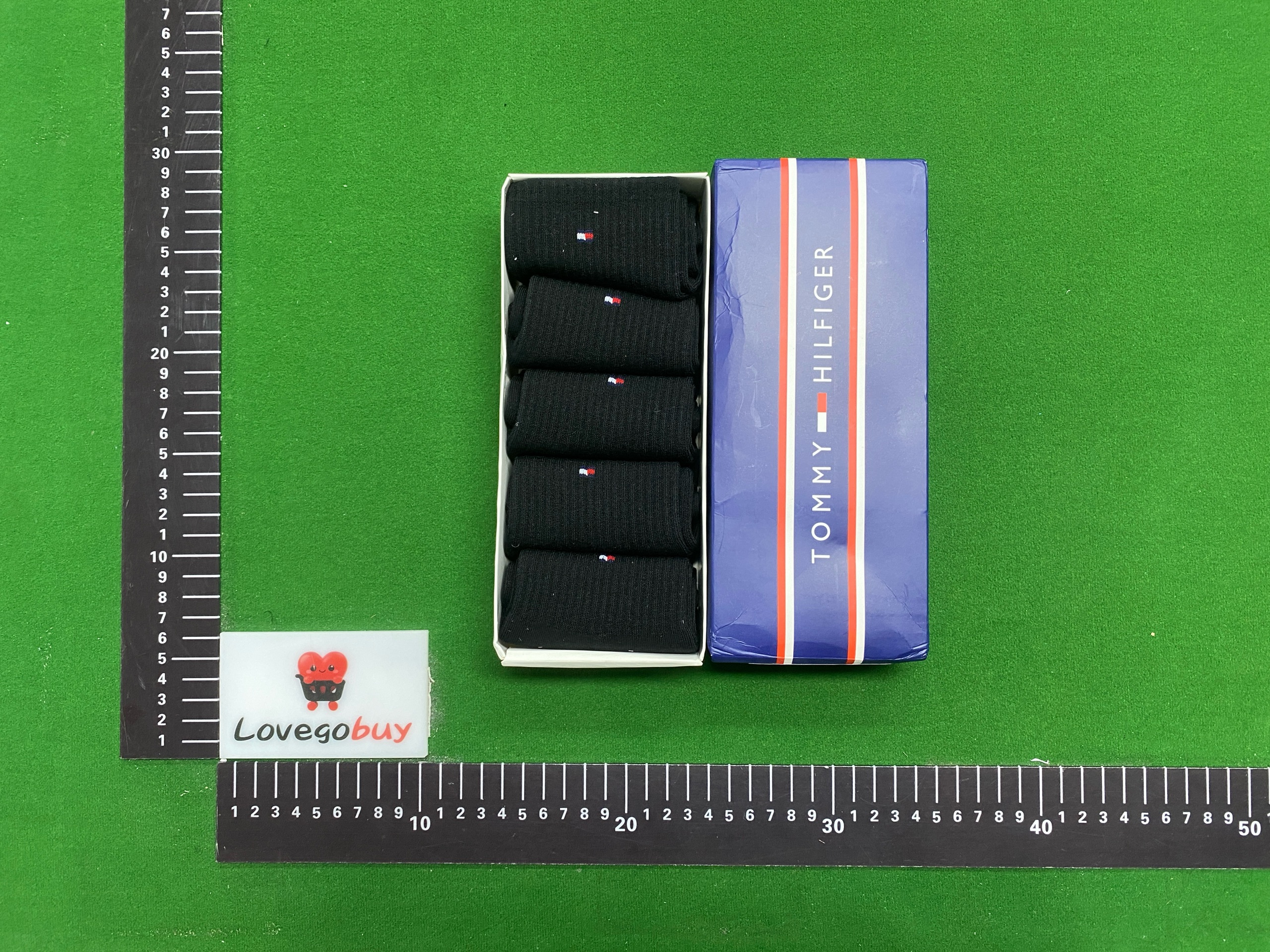 Foto QC 4 de Tommy Hilfiger Ankle Socks Flag Logo Cotton White