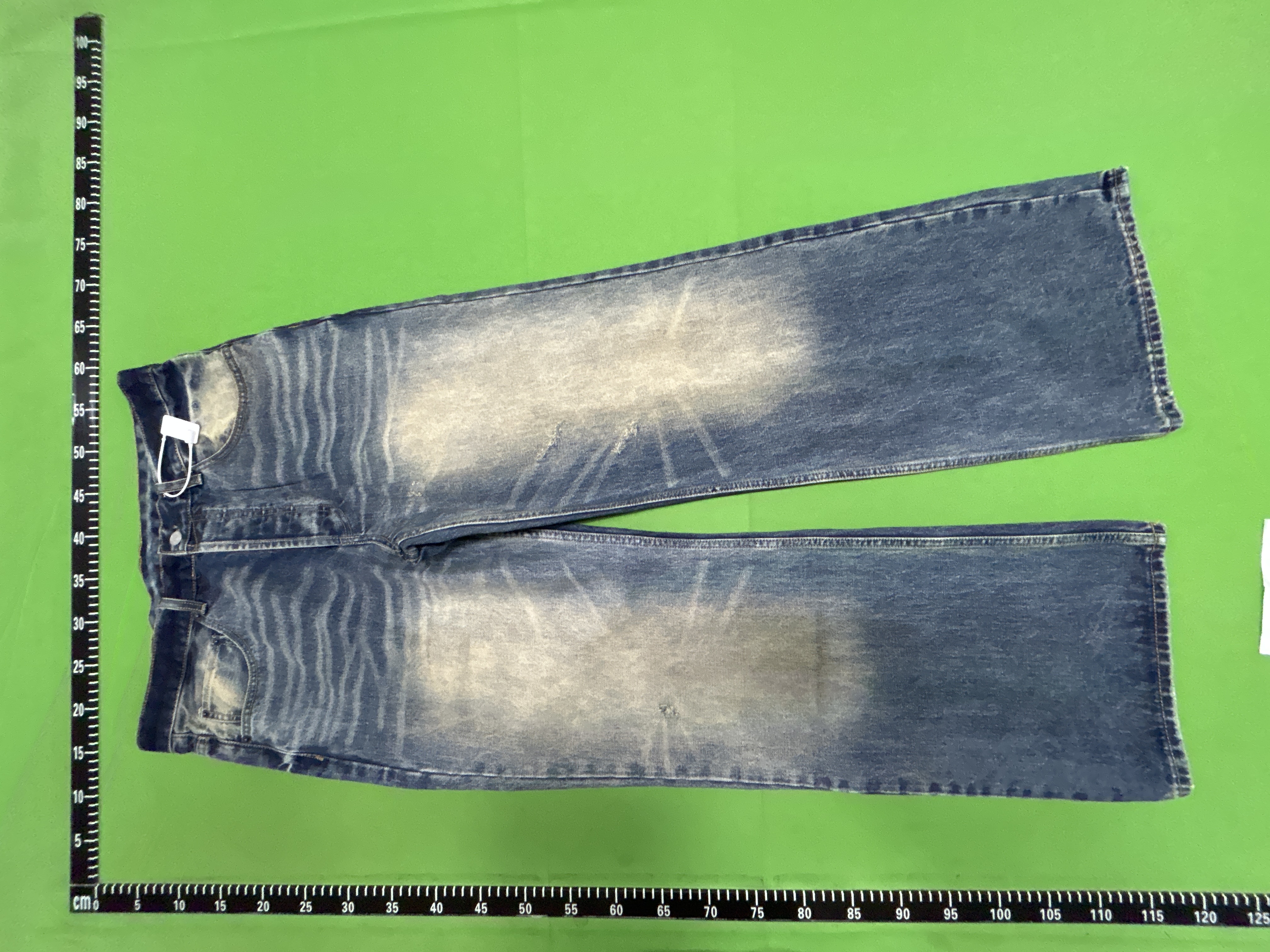 Foto QC 8 de Acne Studios 2021M Jeans Mud Dye Distressed Bootcut Blue