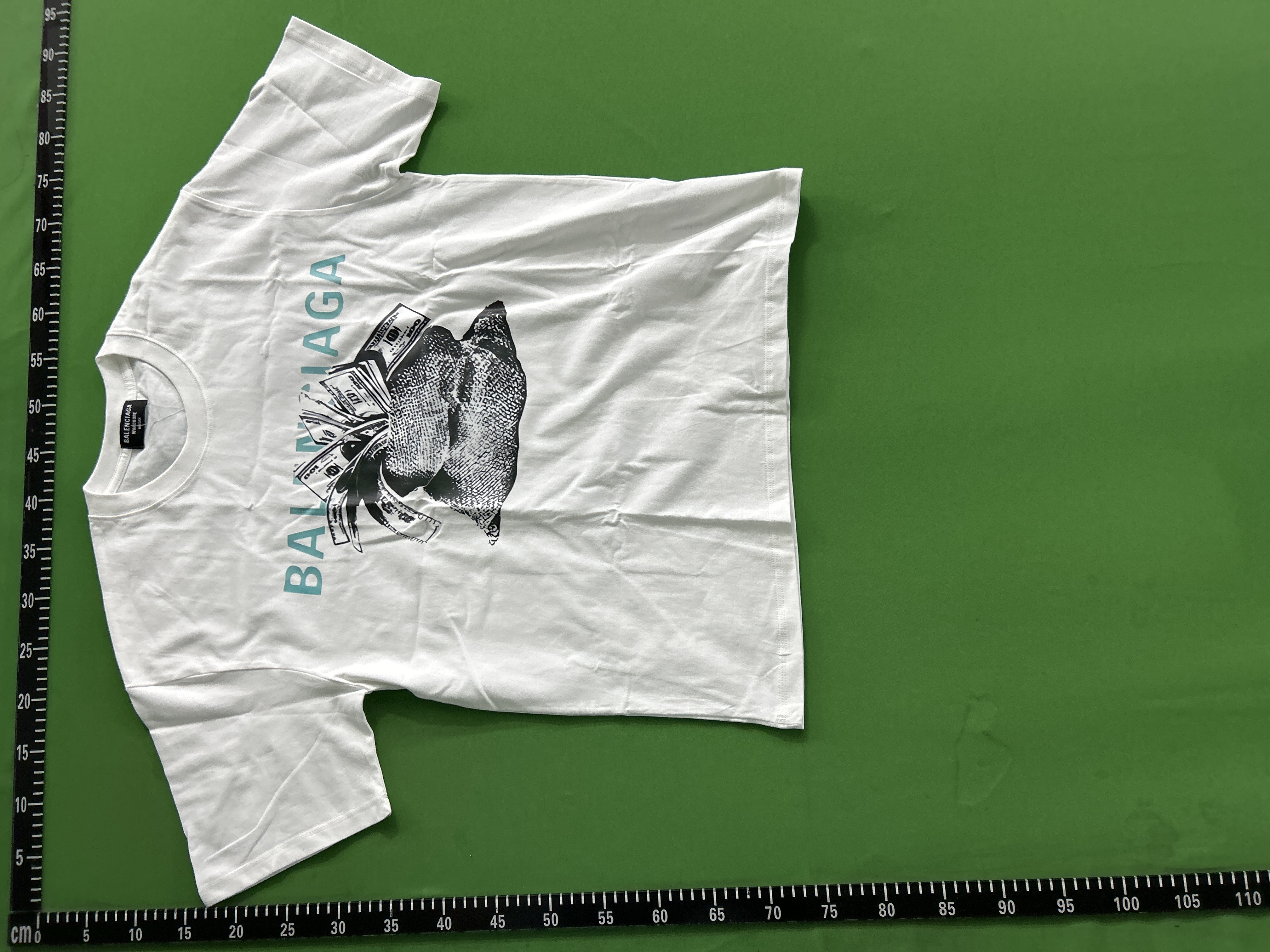 Foto QC 3 de Balenciaga T-shirt Strike Logo EST. 1917 Black