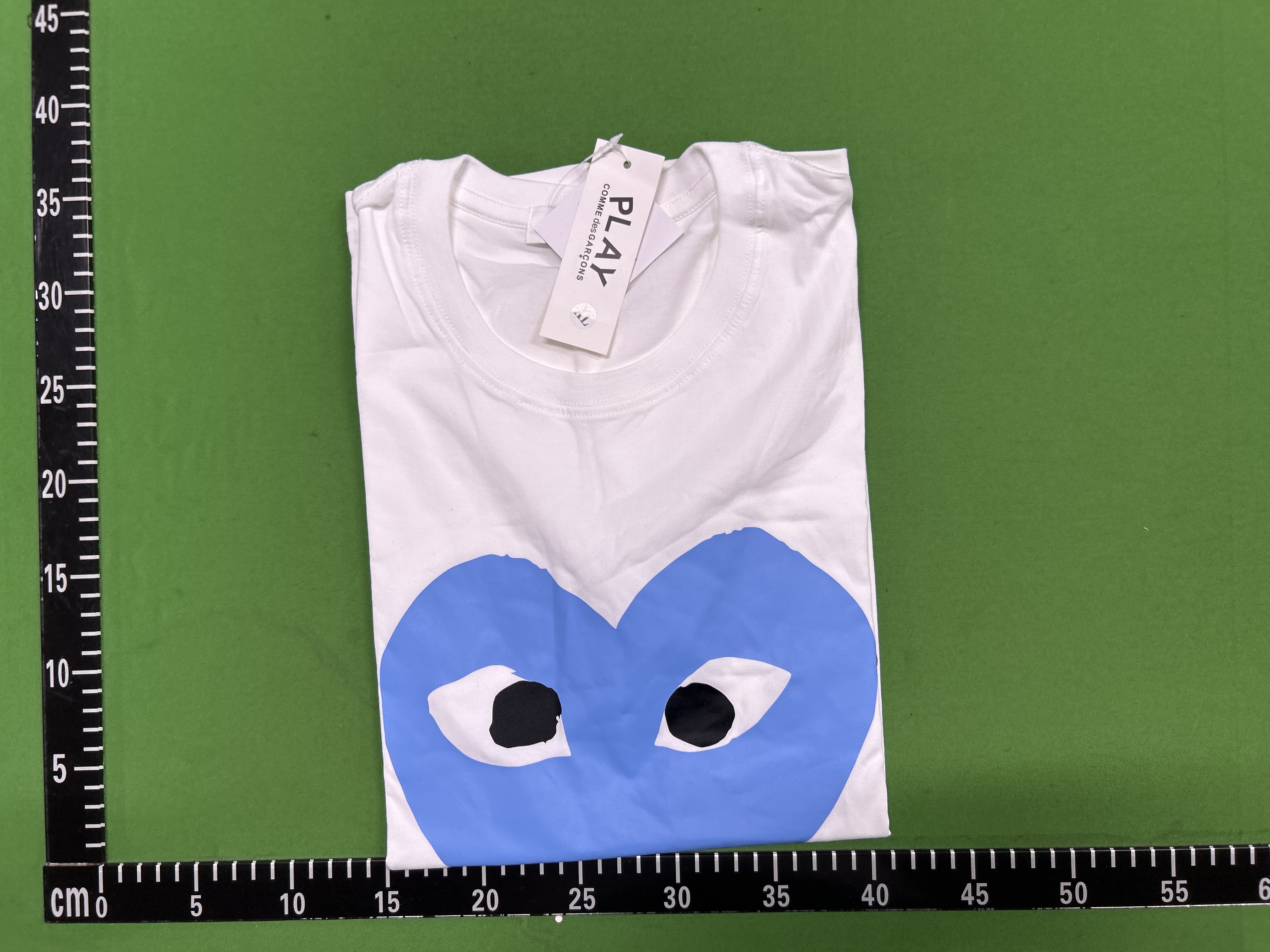 Foto QC 1 de Comme des Garçons Play T-shirt Sketch Heart White