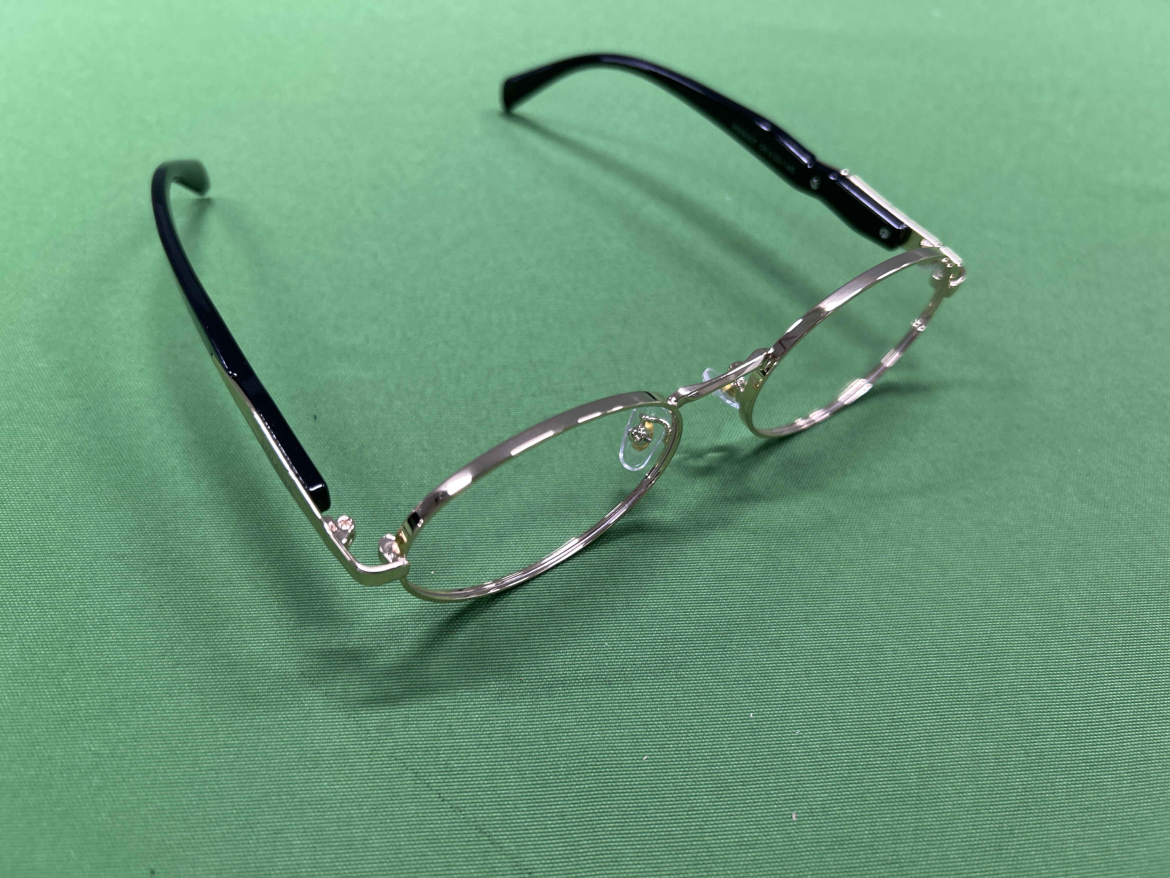 Foto QC 6 de Prada Oval-Frame Metal Sunglasses Gold Havana Orange