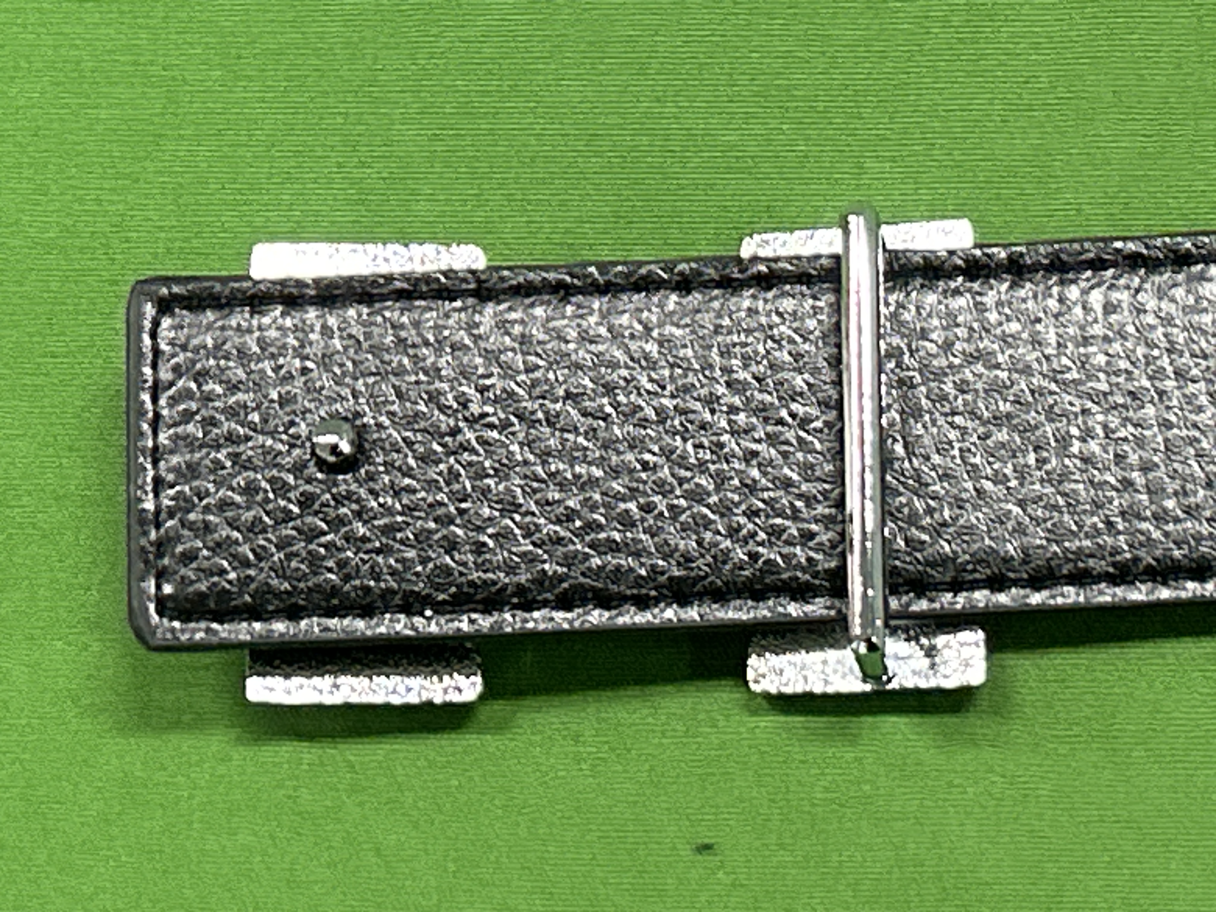 Foto QC 2 de Amiri MA Logo Contrast Stitching Belt Black