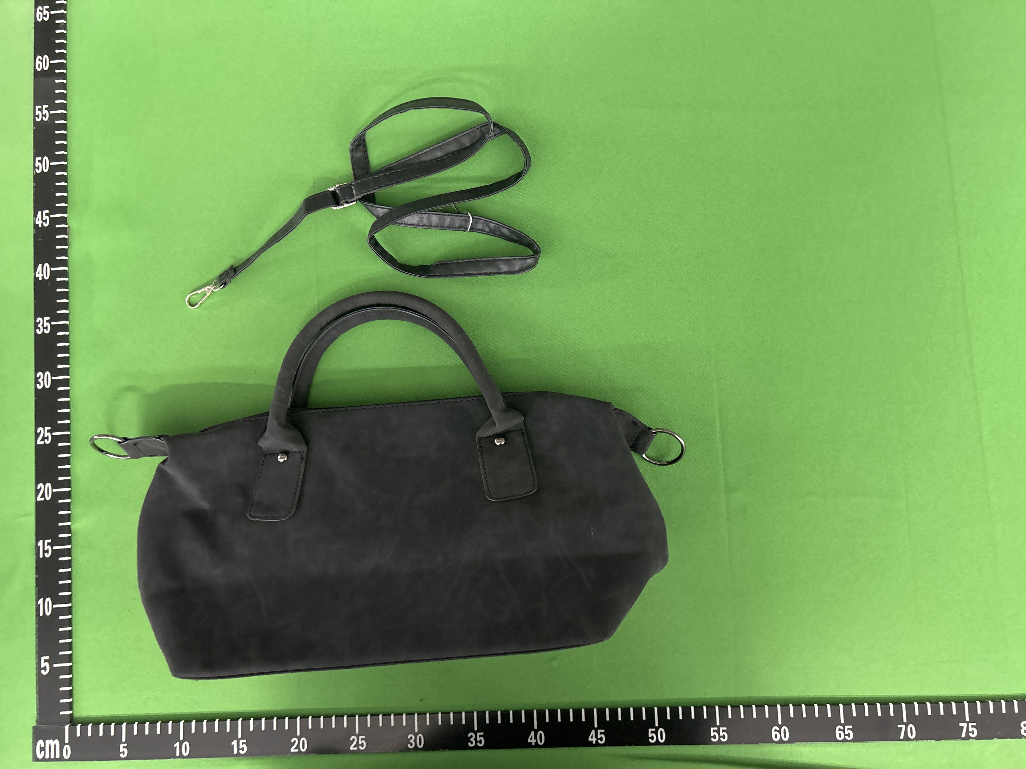 Foto QC 8 de Chrome Hearts Cross Patch Crossbody Travel Bag Black Leather