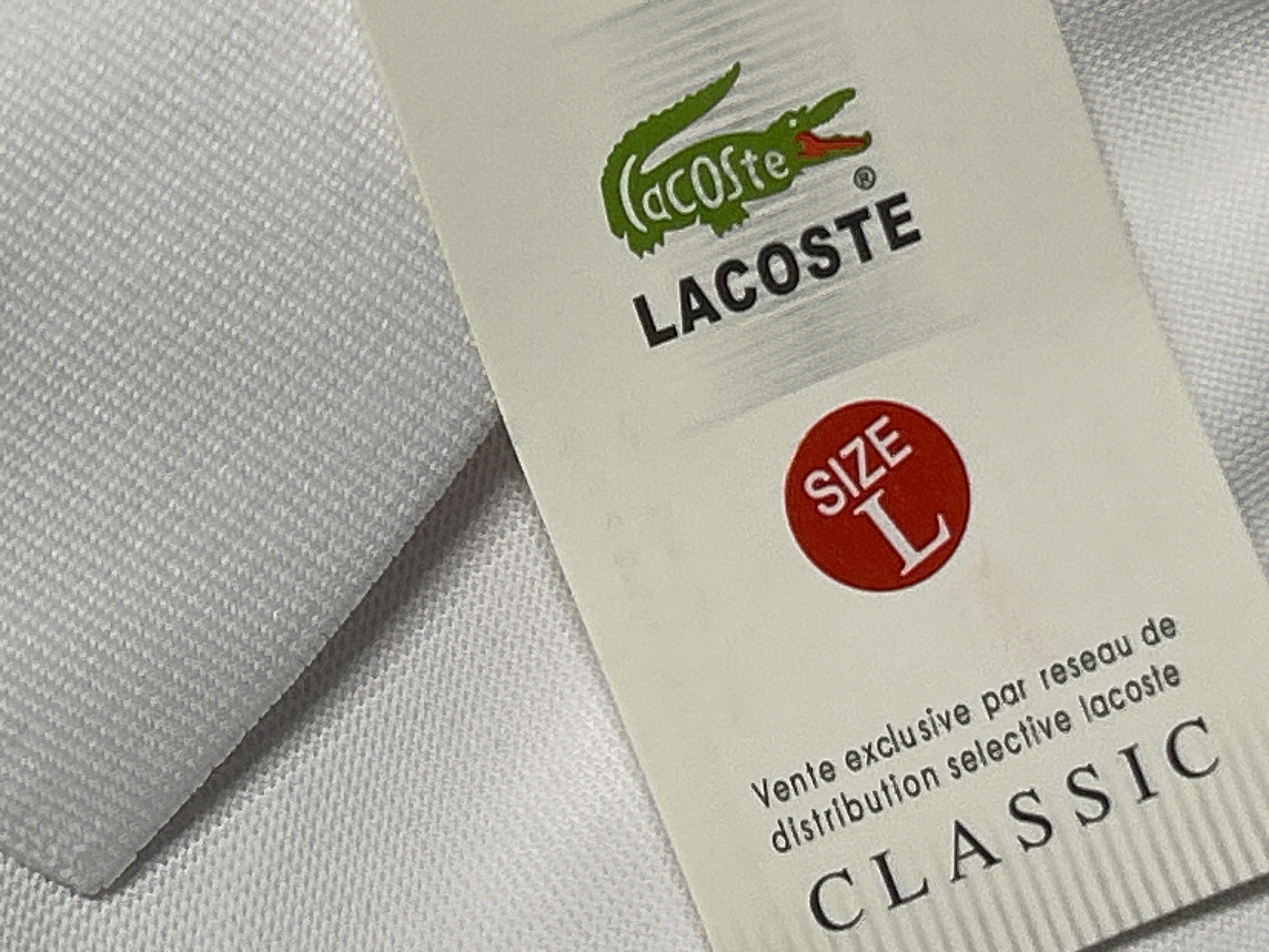 Foto QC 2 de Lacoste T-shirt Oval Logo White