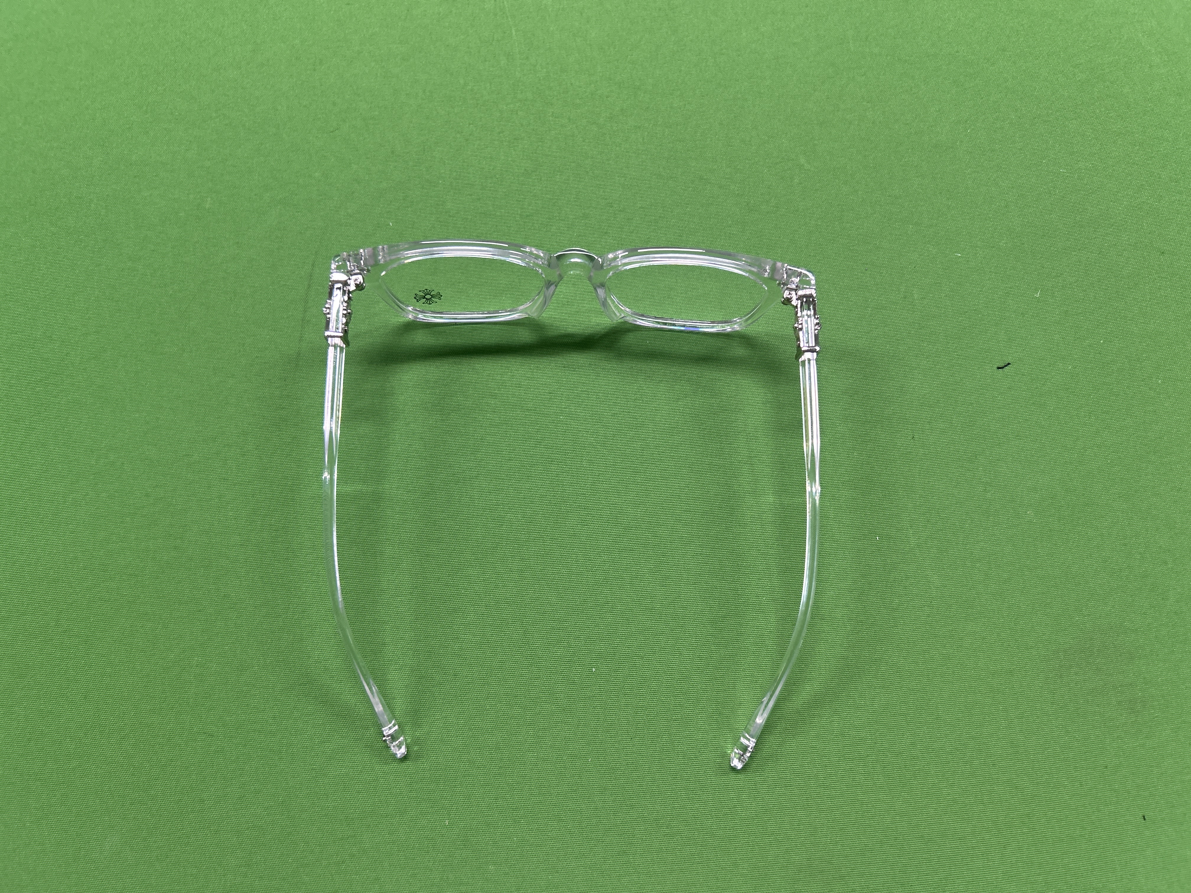 Foto QC 4 de Chrome Hearts Square-Frame Acetate Optical Clear (6073)