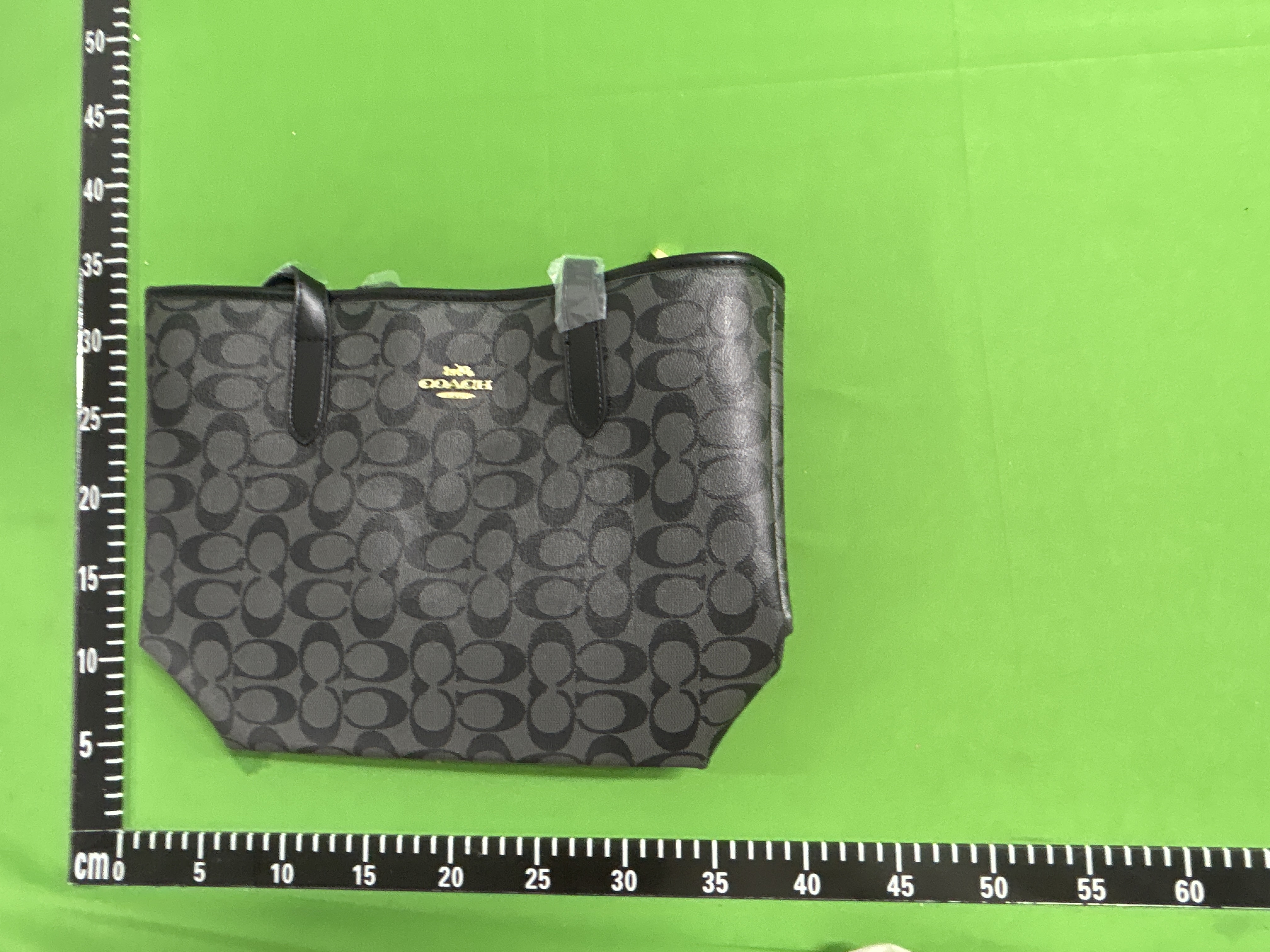 Foto QC 5 de Coach City Tote Signature Canvas Charcoal Black
