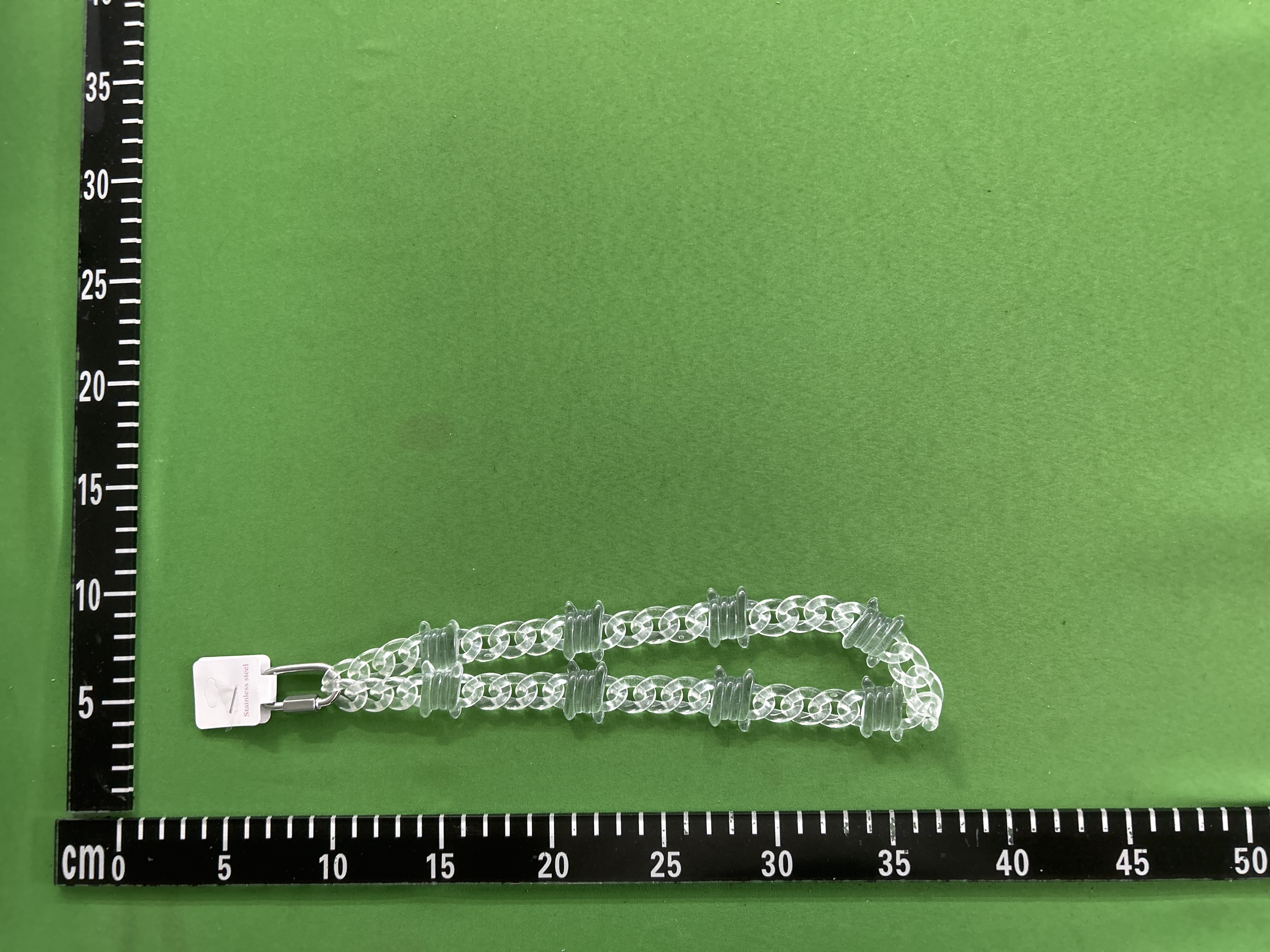 Foto QC 5 de Chrome Hearts Cross Necklace Resin Clear